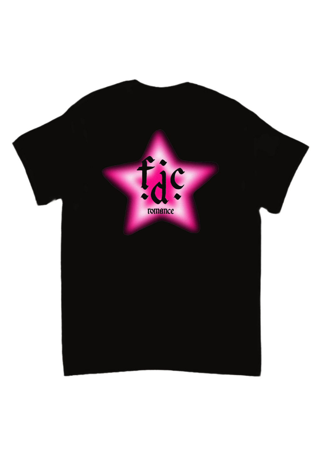 Fontaines dc pink star band tee