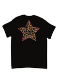 Fontaines dc leopard print star band tee