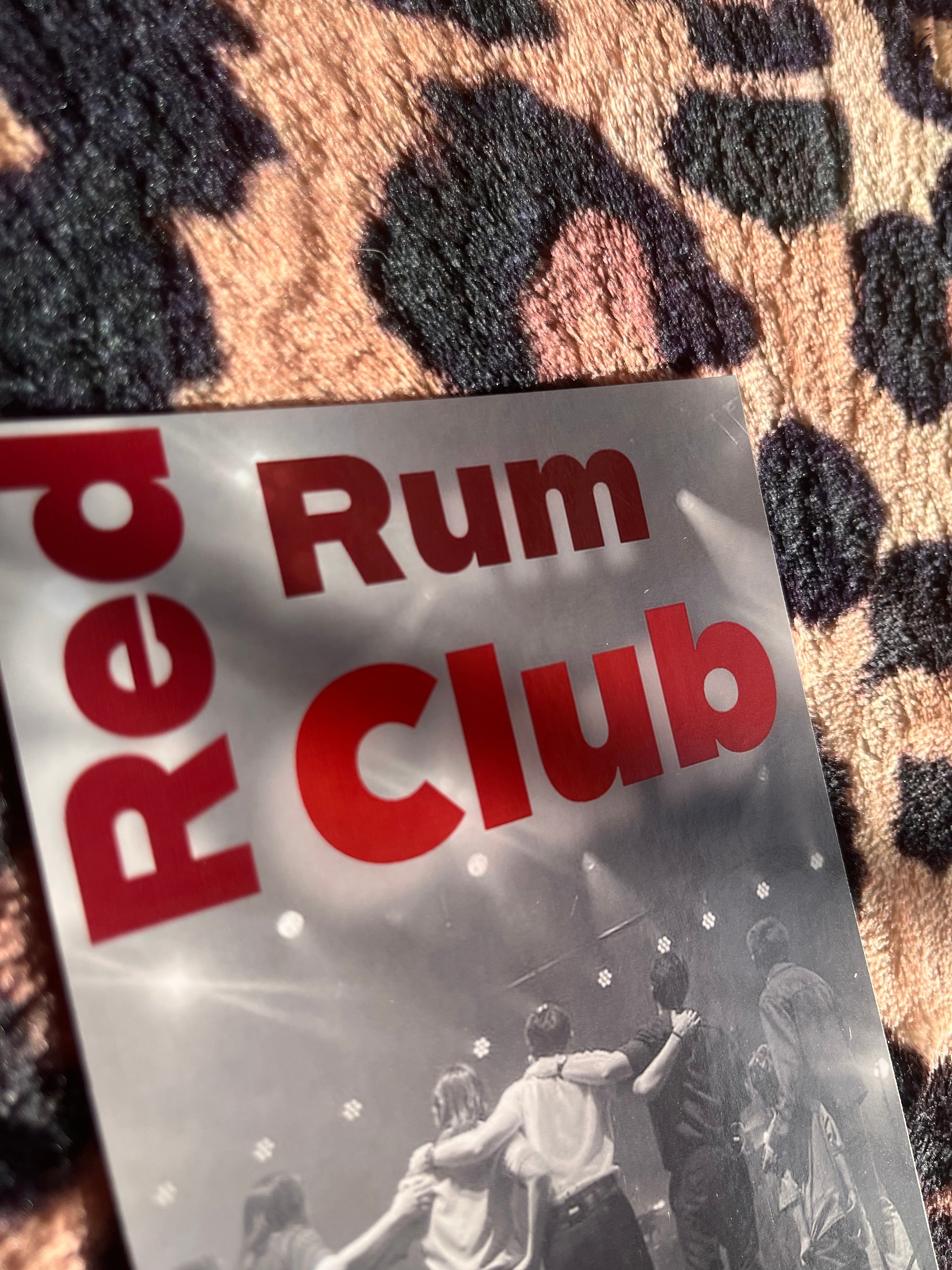 Red rum club poster