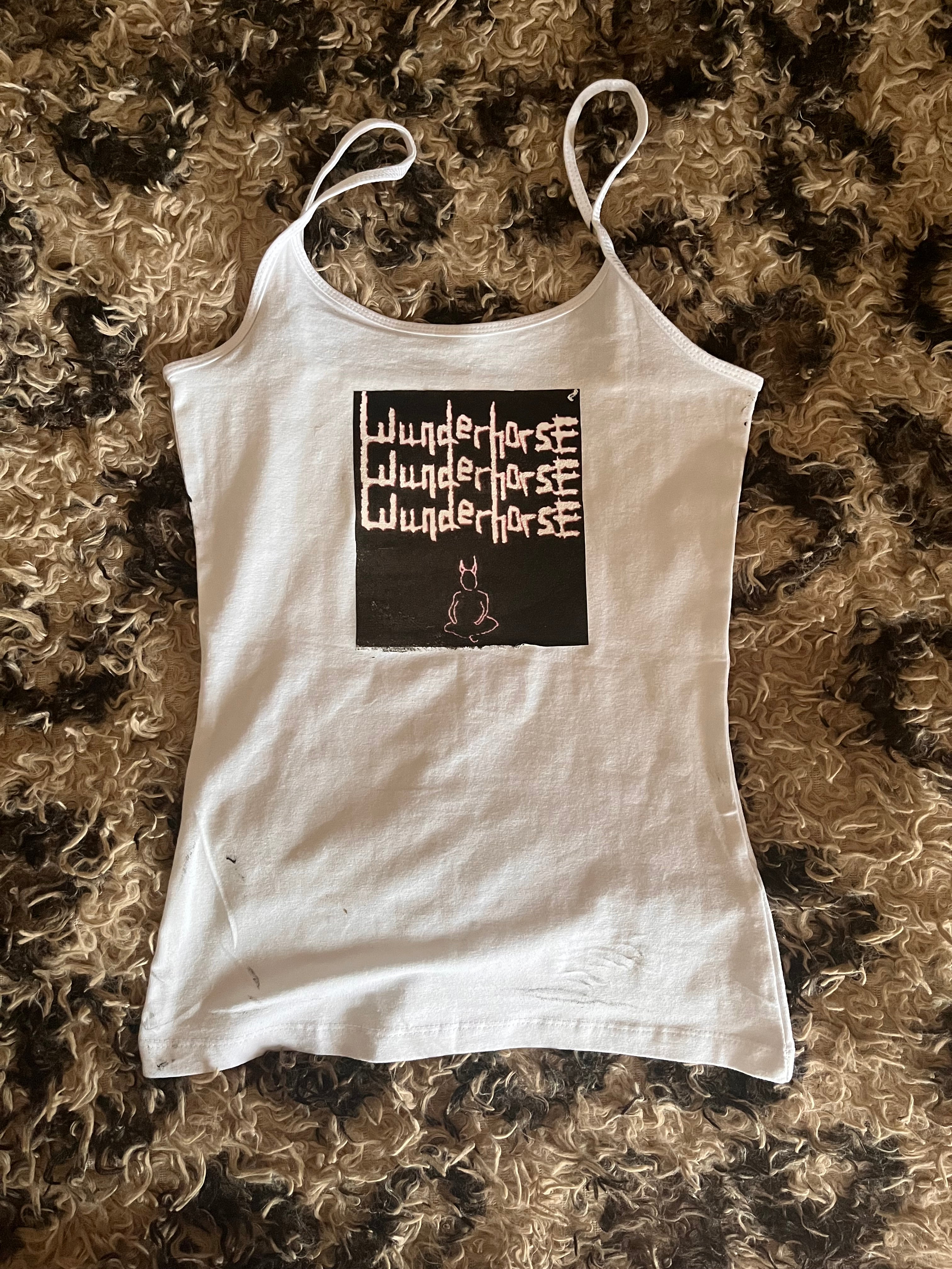 Wunderhorse white tank top