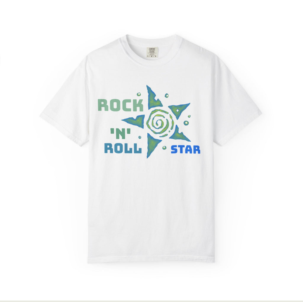 Oasis rock n roll star band tee
