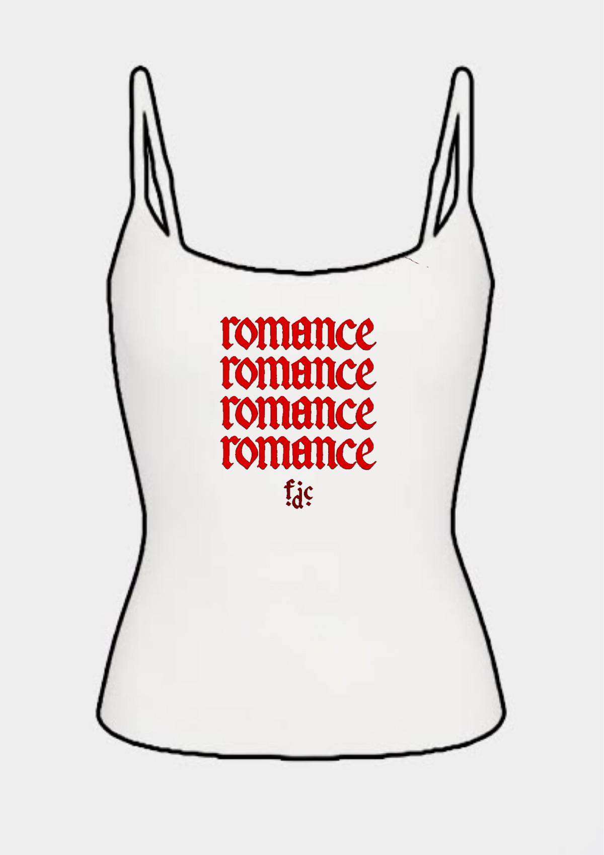 Fontaines dc romance tank tops