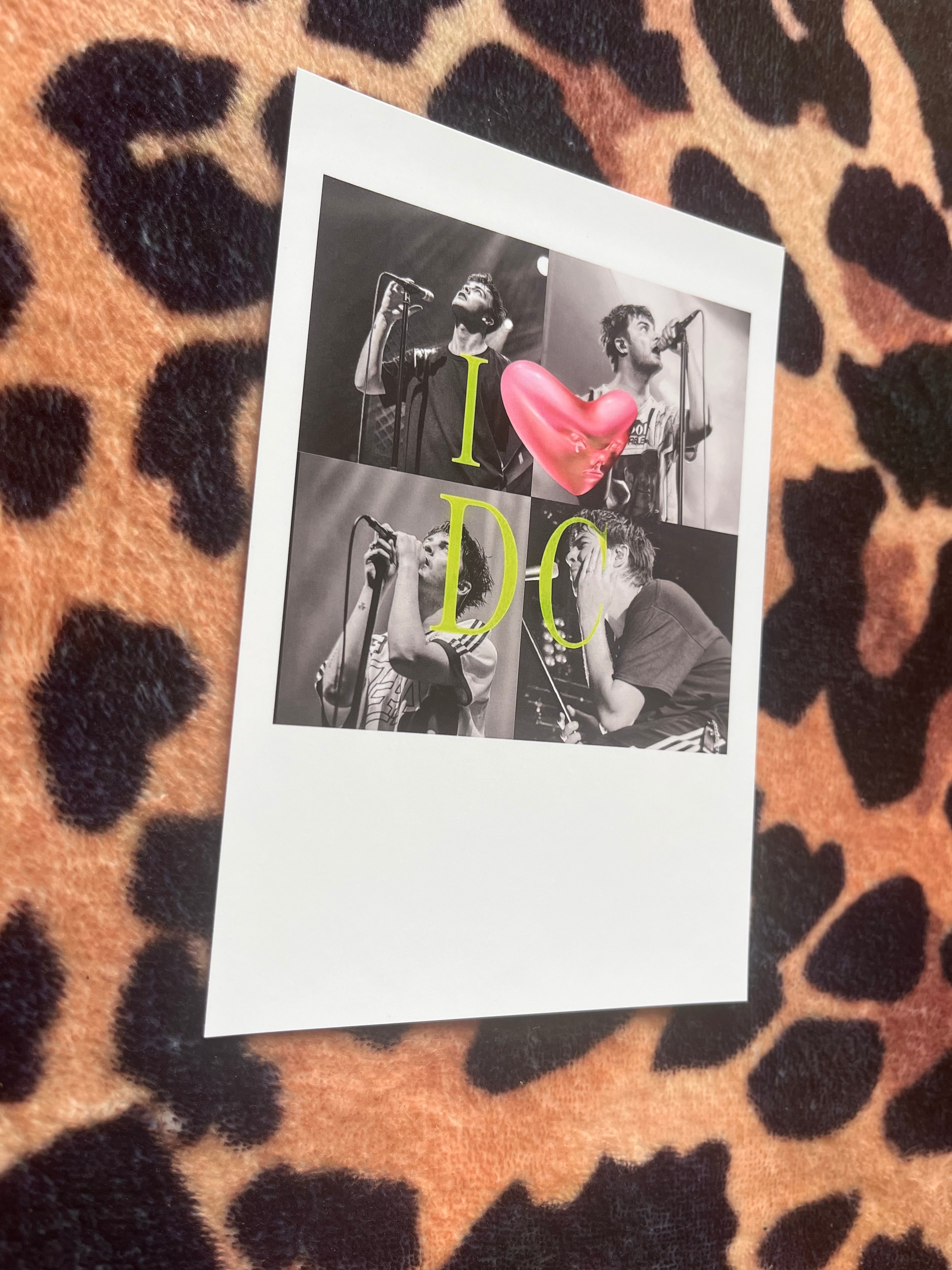 I love Fontaines dc Polaroid style poster
