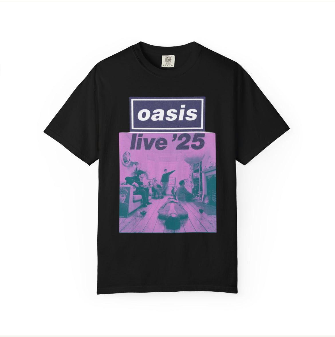 Oasis live 25 band tees