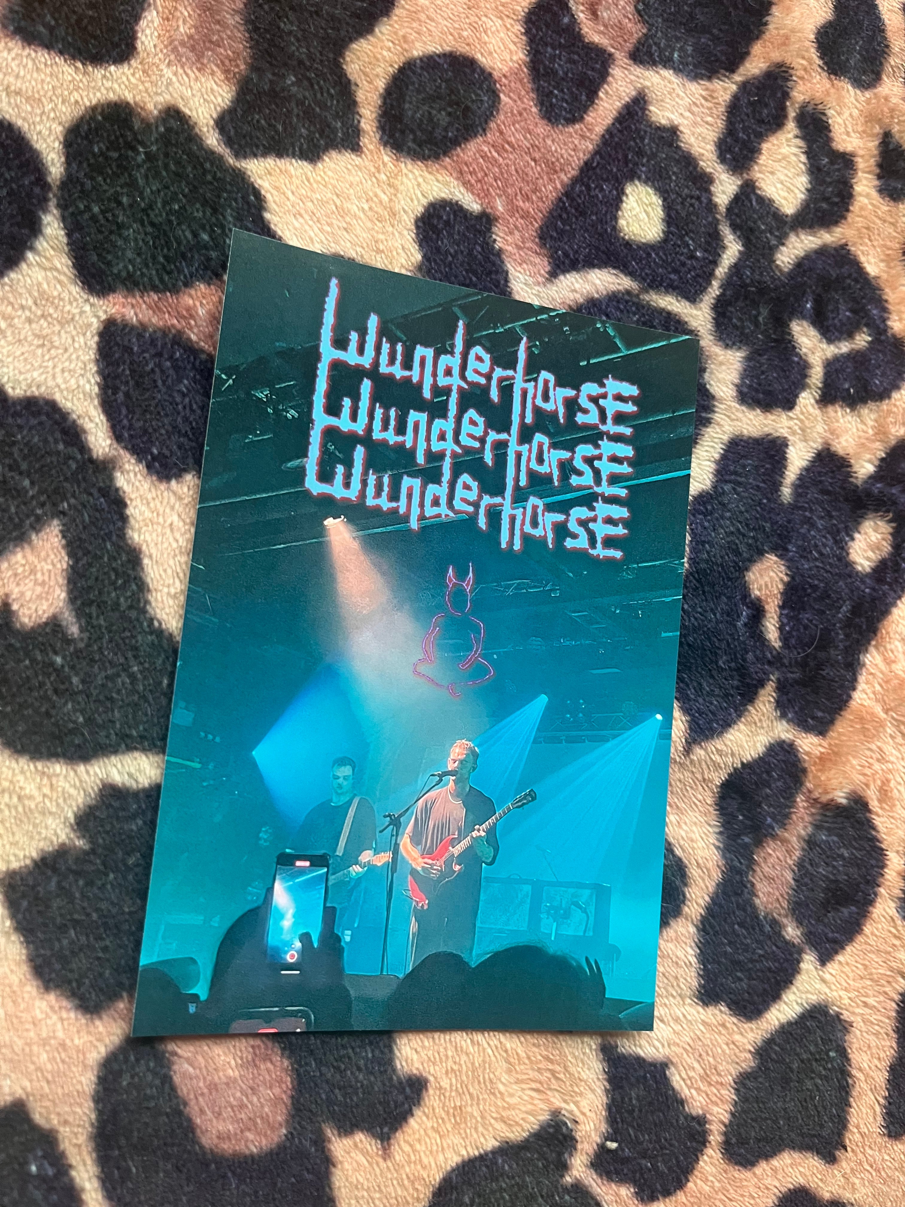 Wunderhorse Liverpool gig poster