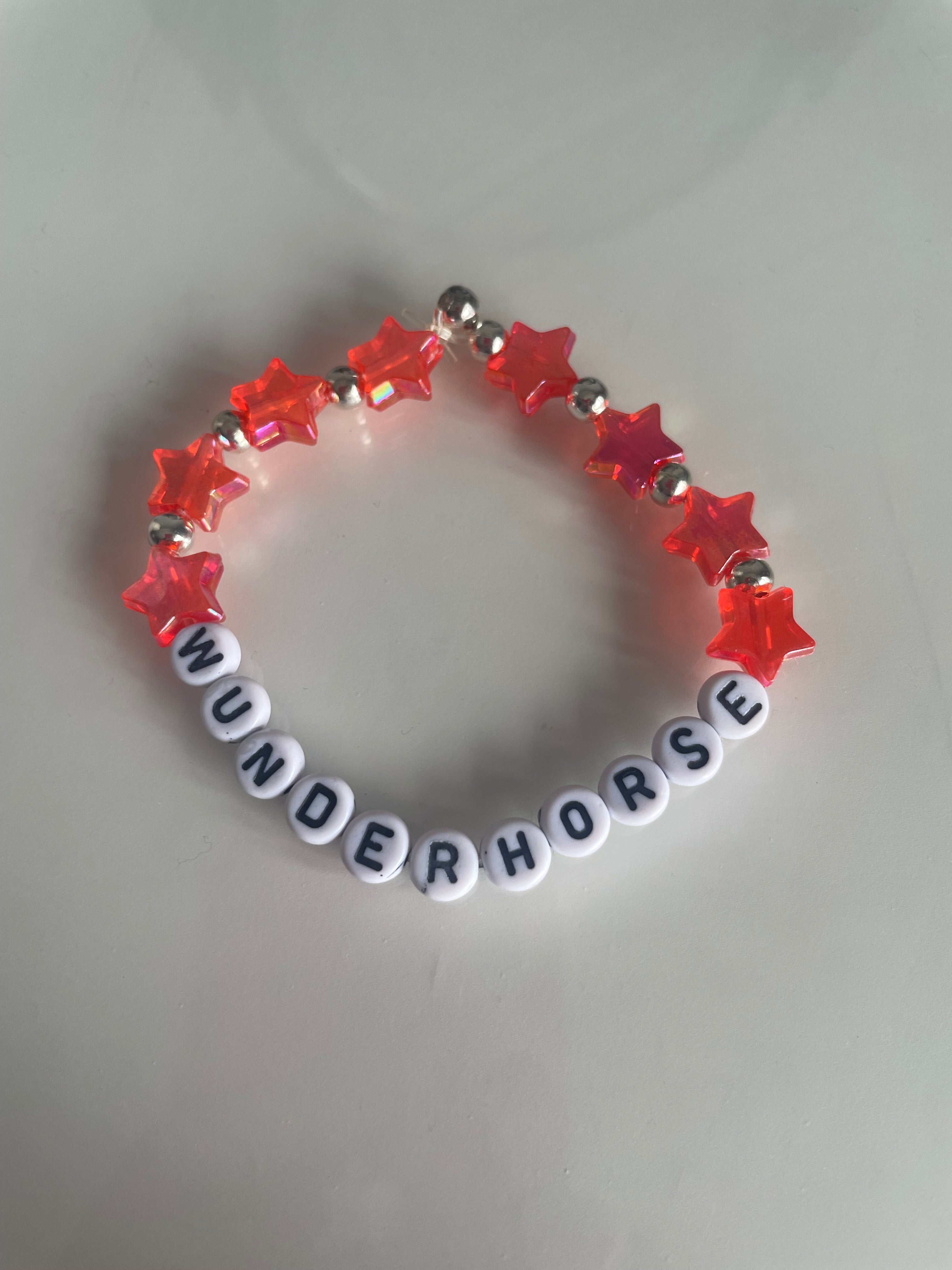 Wunderhorse pink stars bracelet