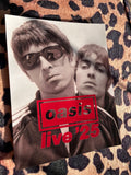 Oasis live 25 poster red