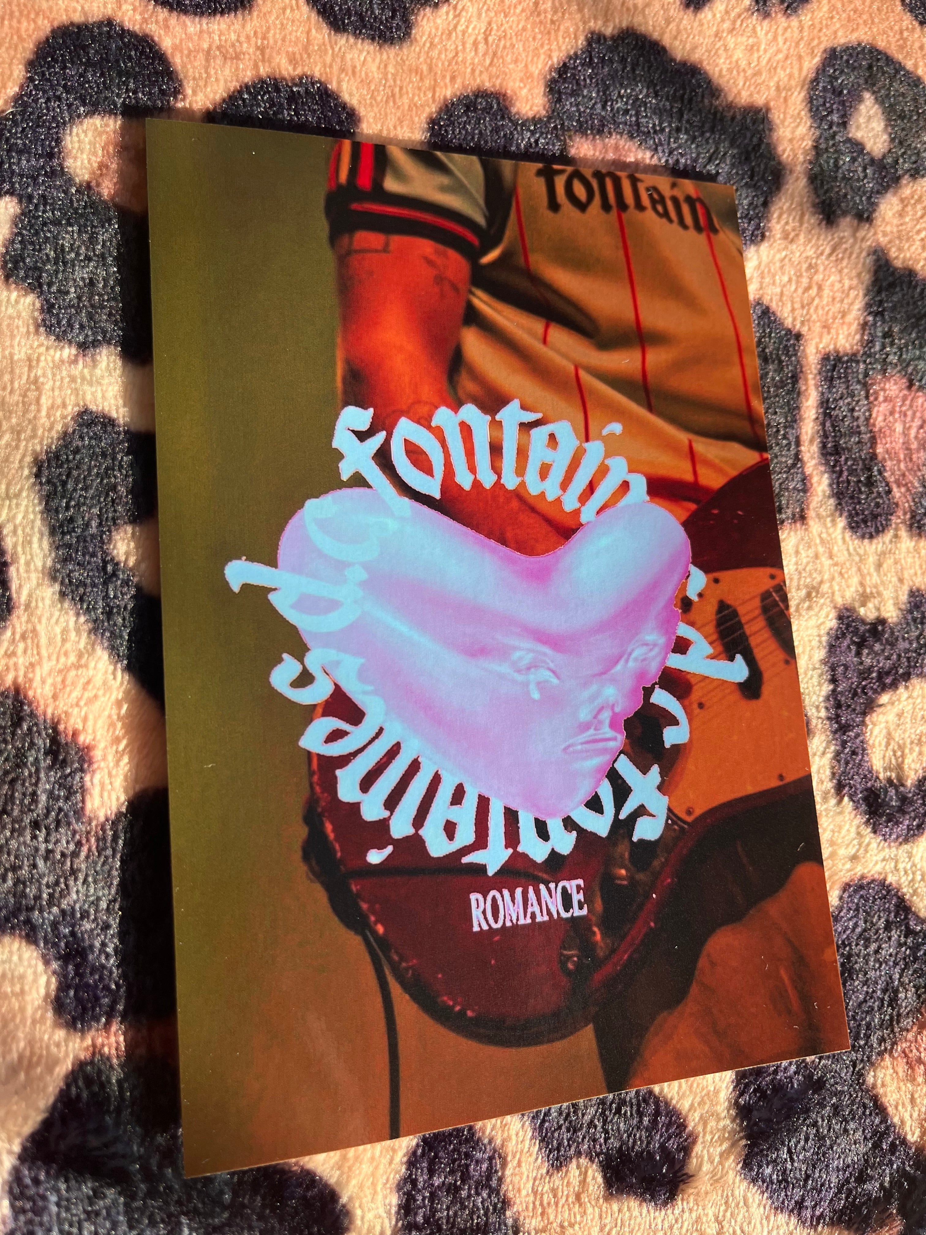 Fontaines dc blue poster