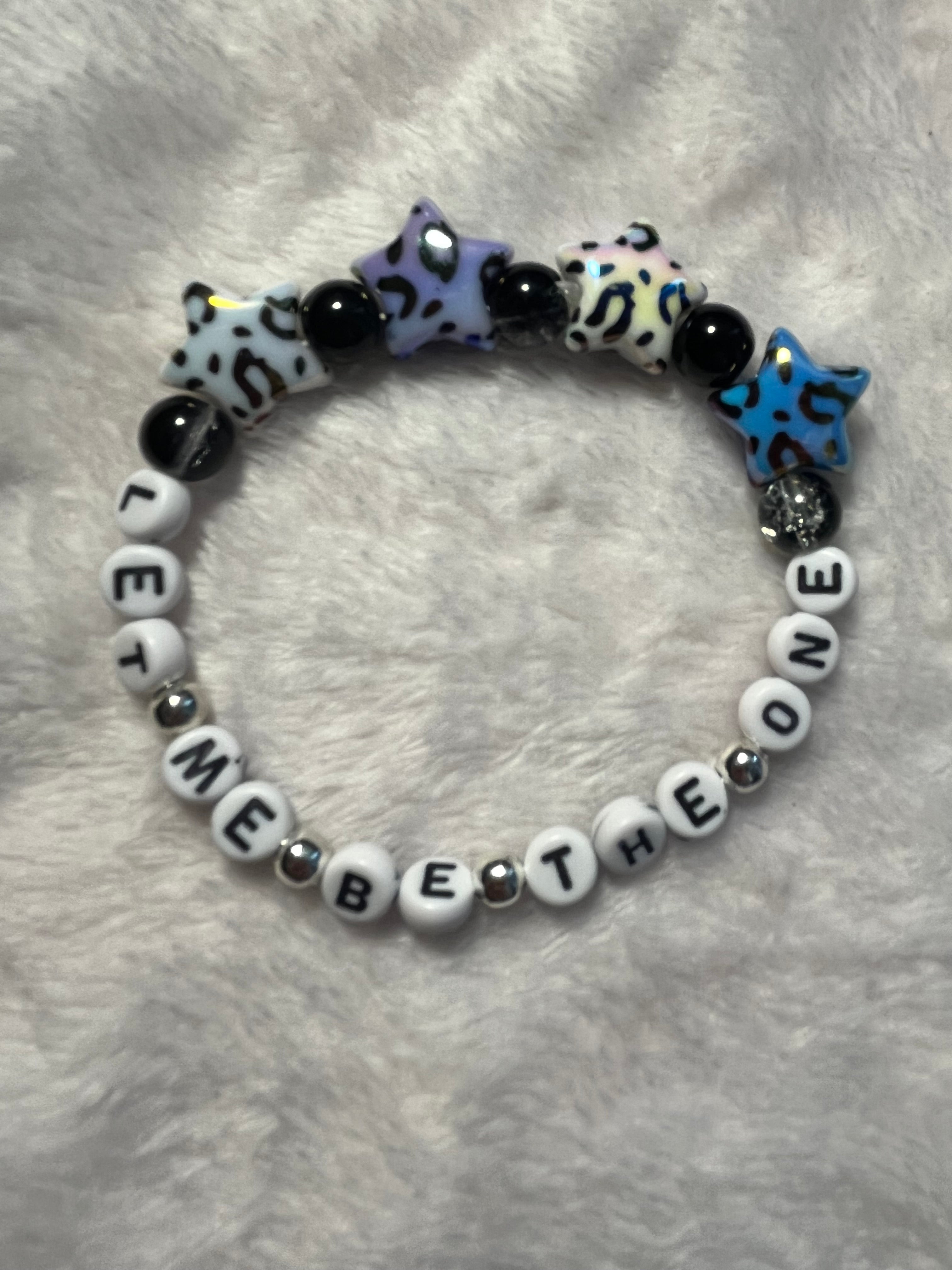 Oasis slide away leopard print stars bracelet