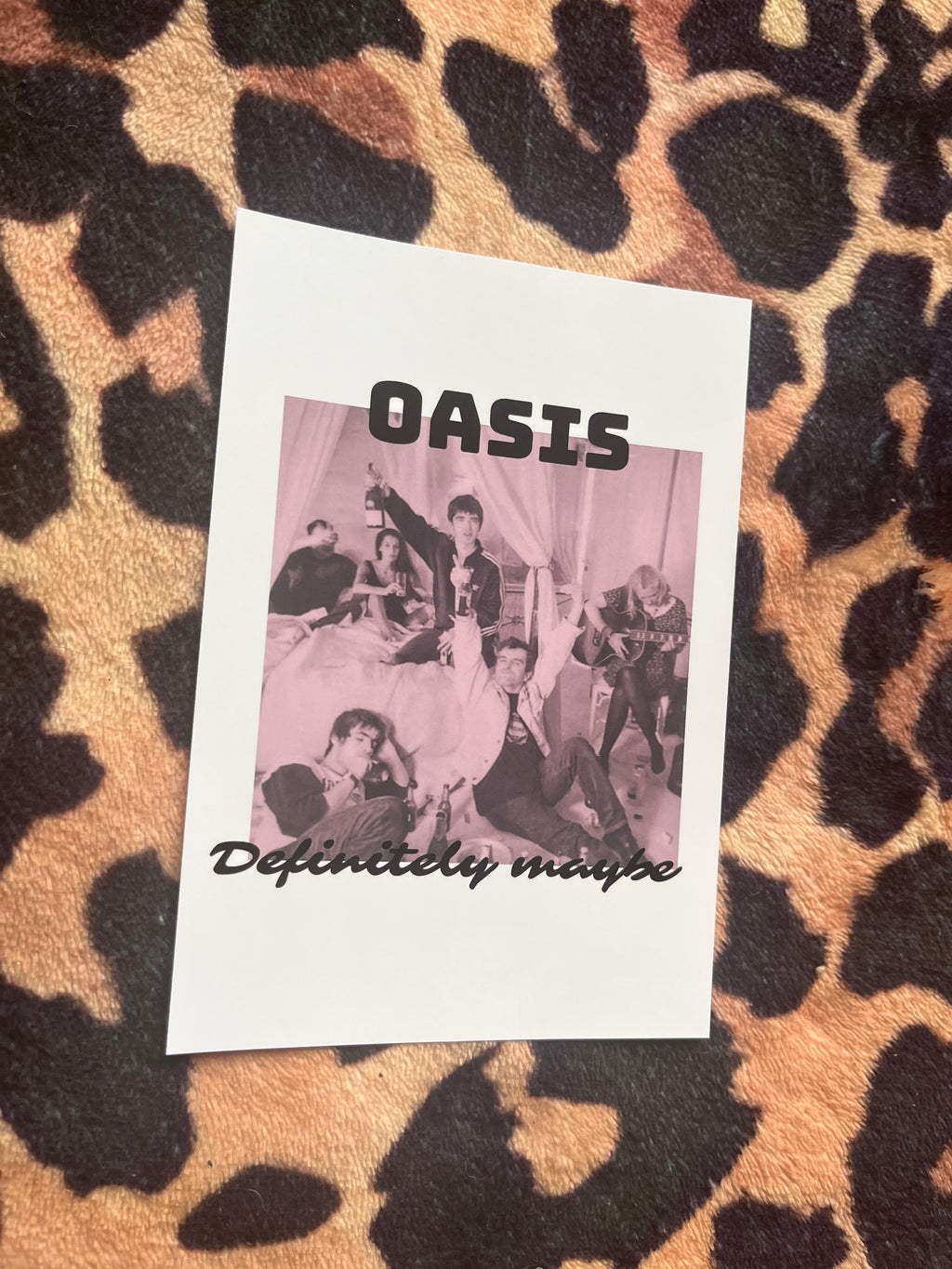 Oasis definitely maybe poster