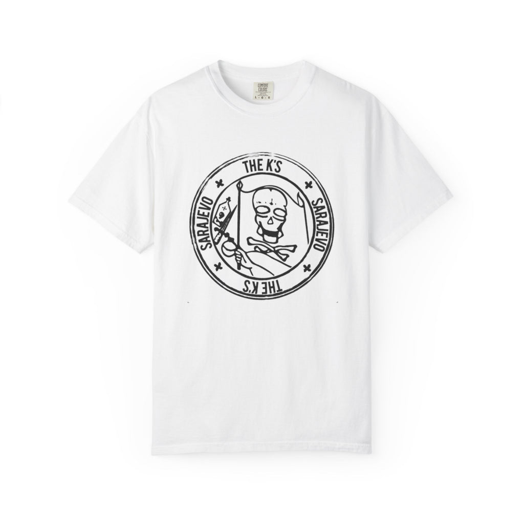 The Ks blue and black logos band tees