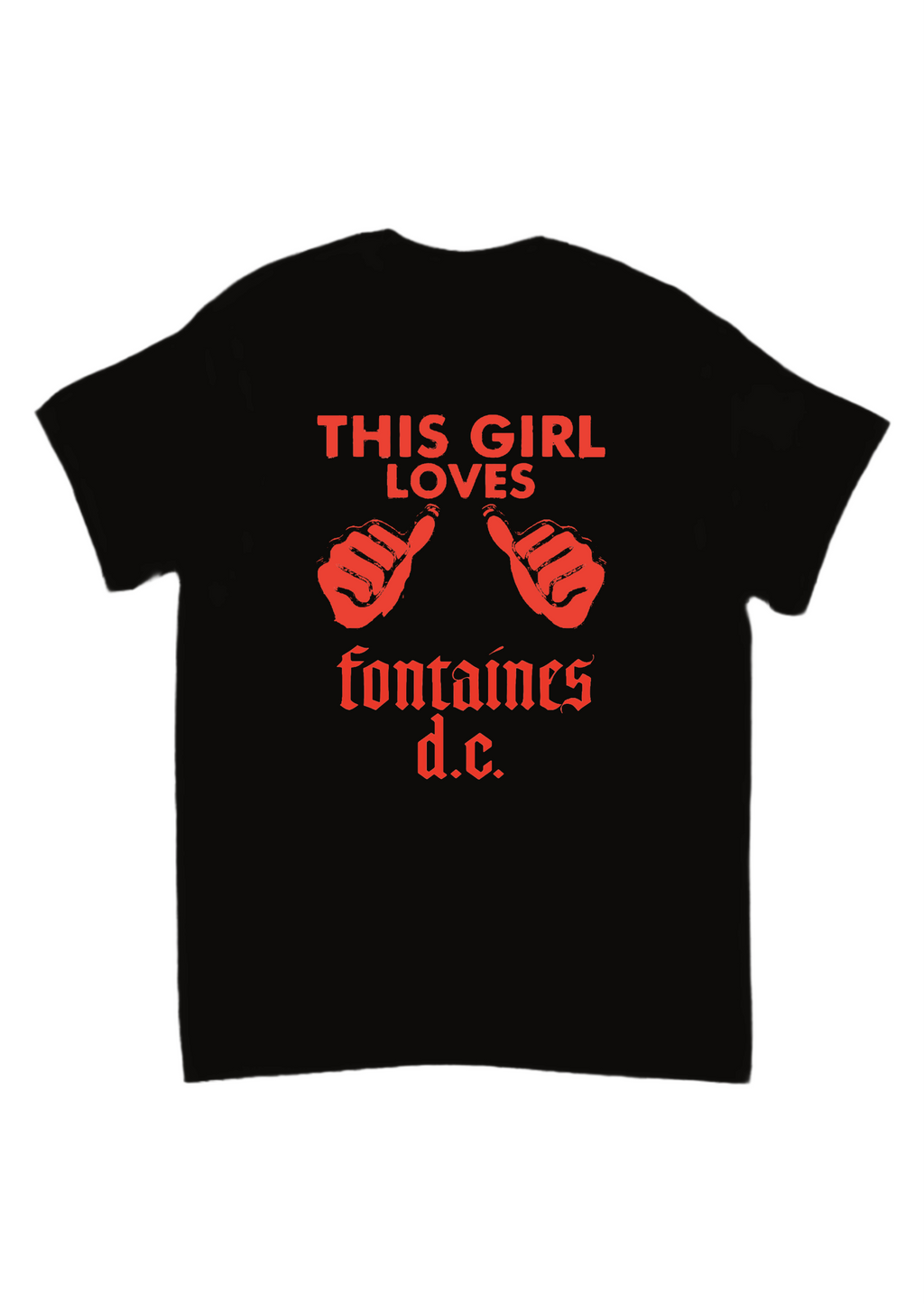 This girl loves Fontaines dc band tees