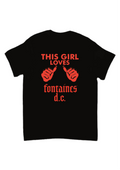 This girl loves Fontaines dc band tees