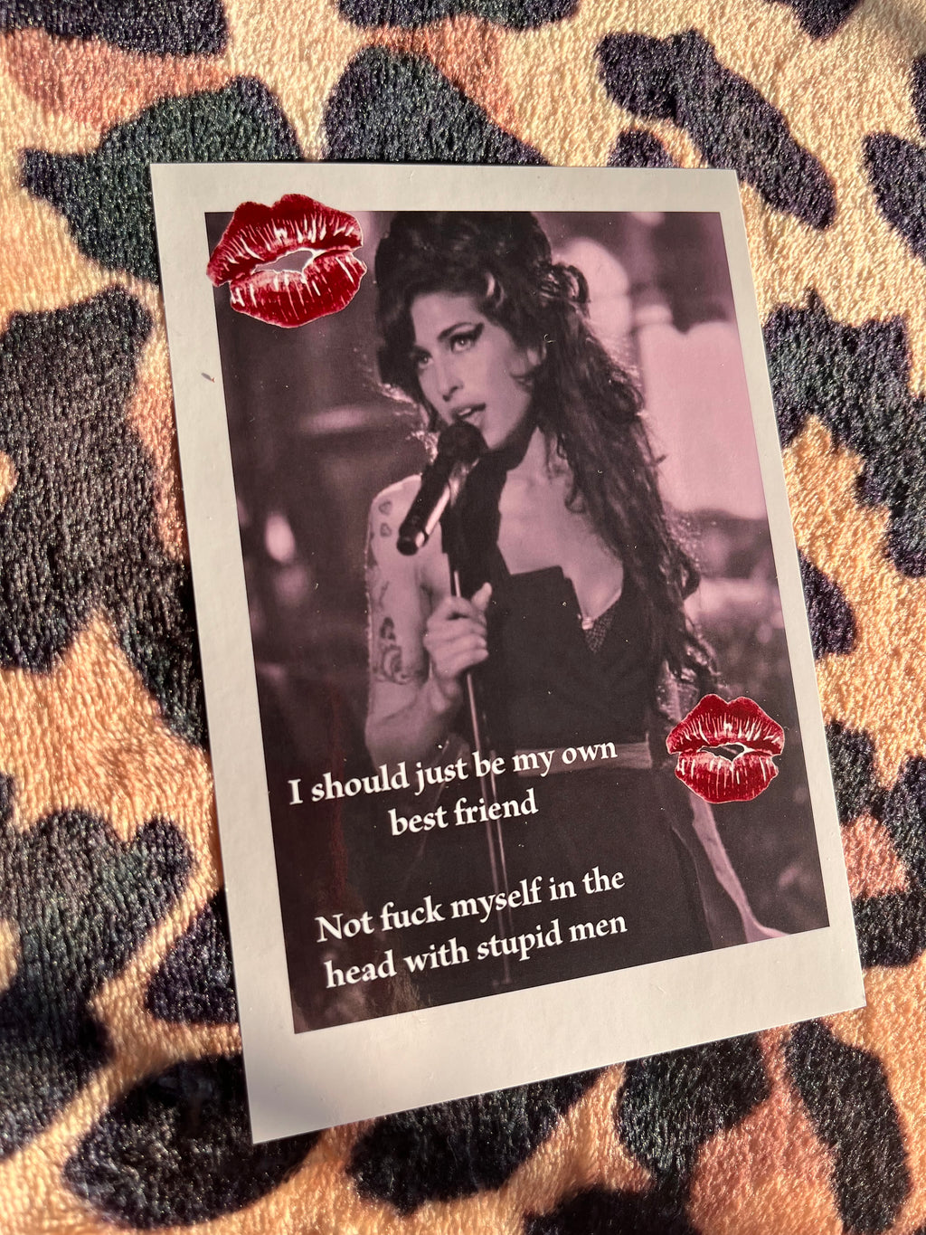 Amy winehouse Polaroid style poster