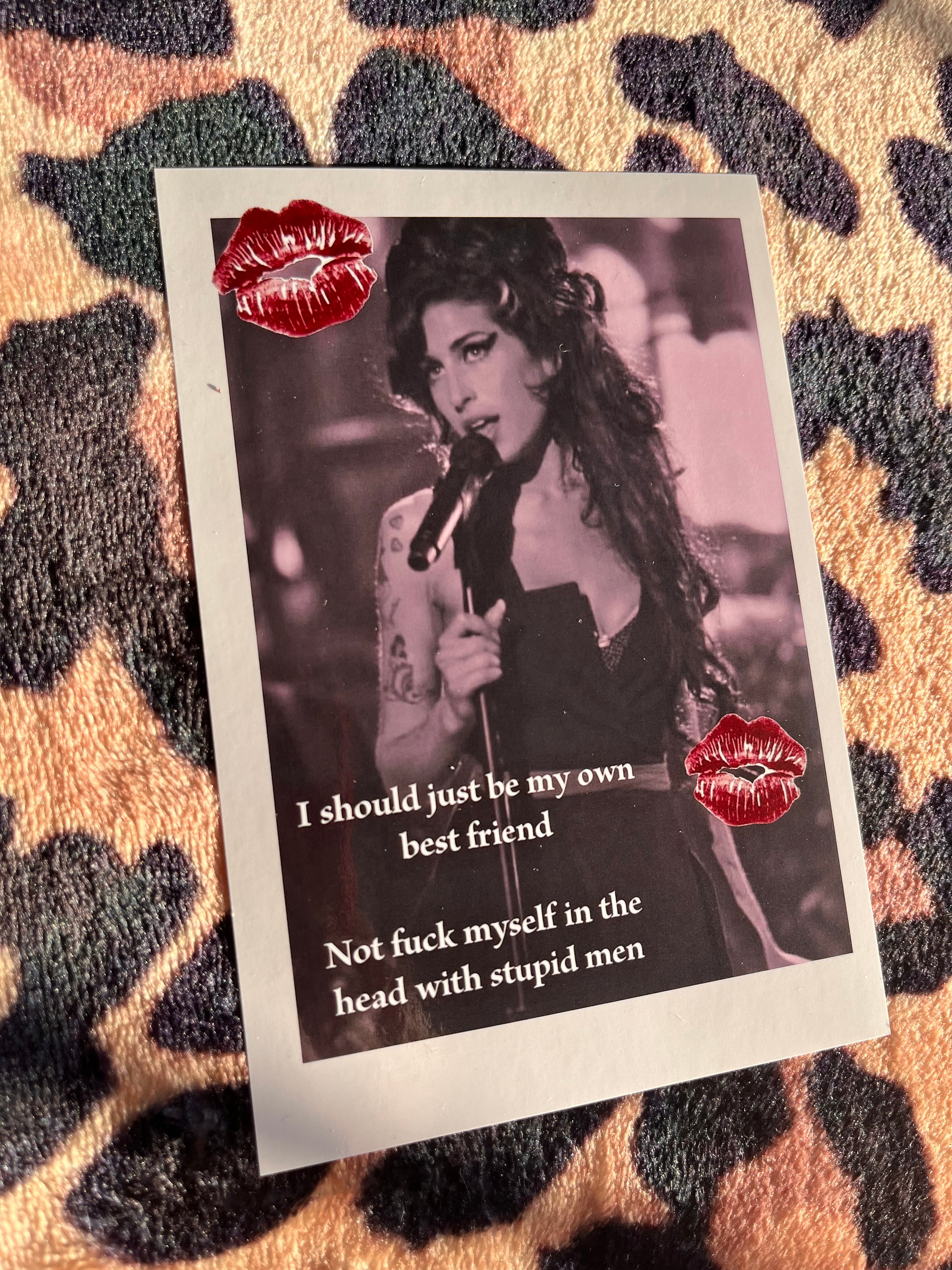 Amy winehouse Polaroid style poster