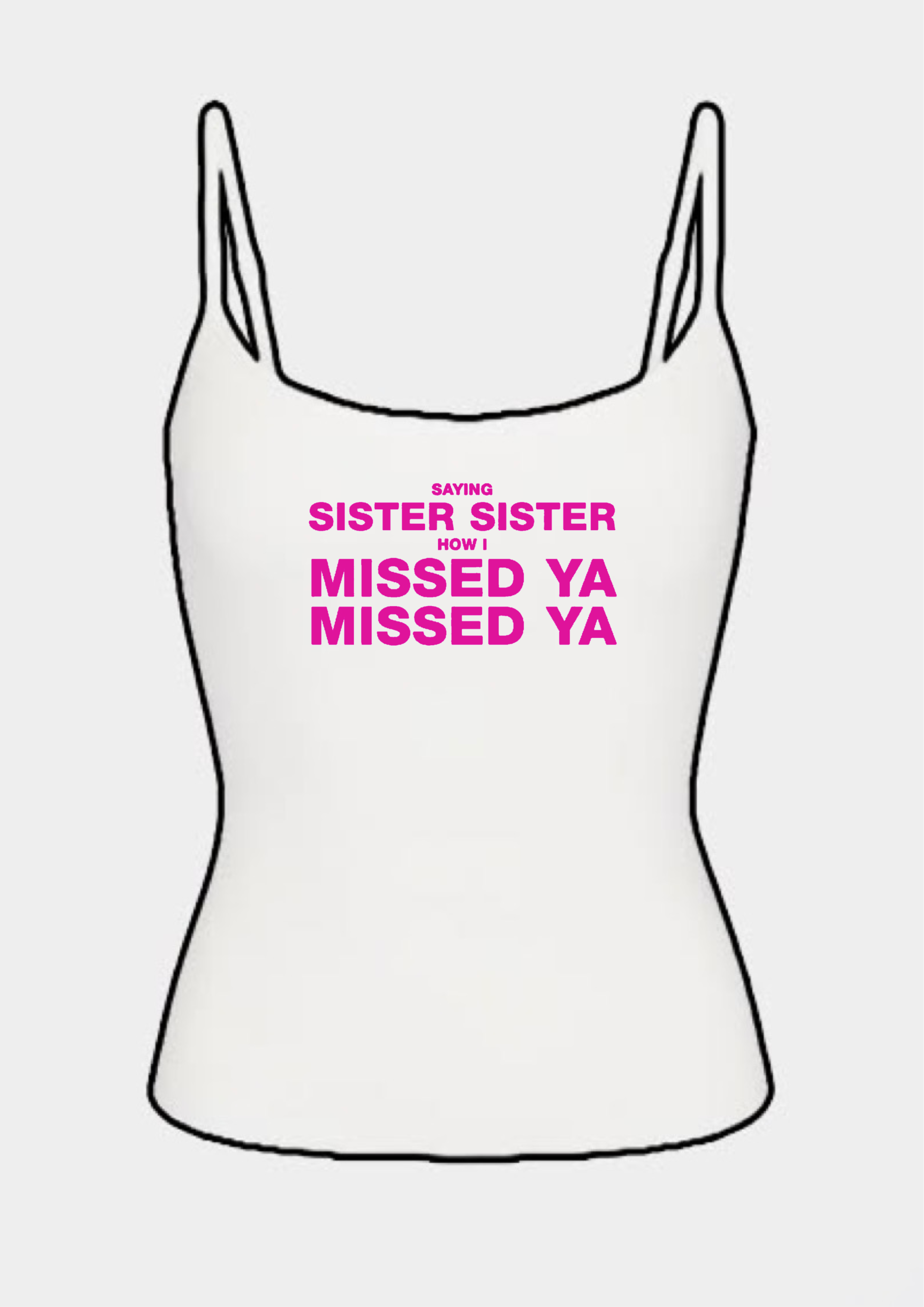 Fontaines dc sister sister tank top