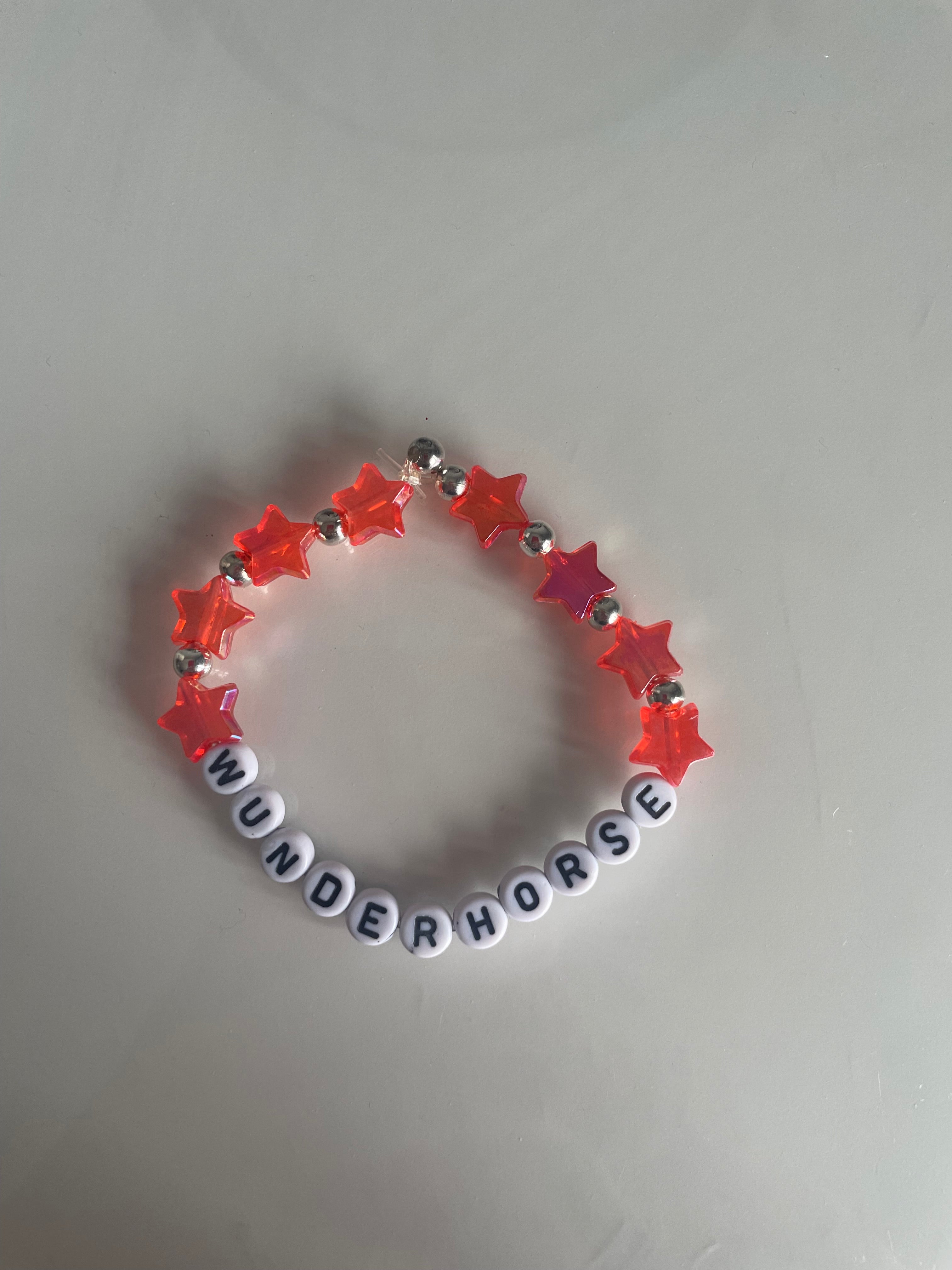 Wunderhorse pink stars bracelet
