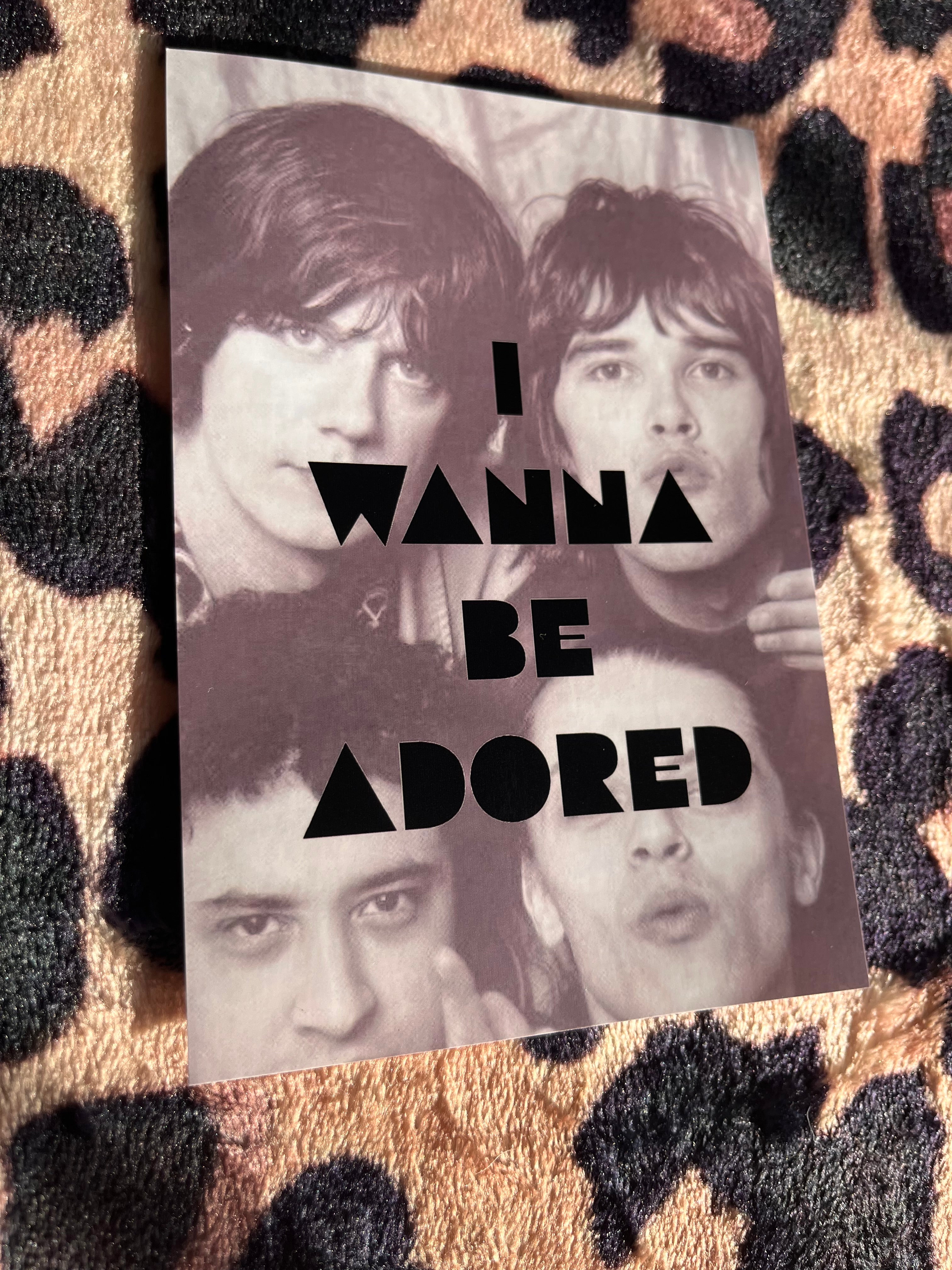Stone roses I wanna be adored posters