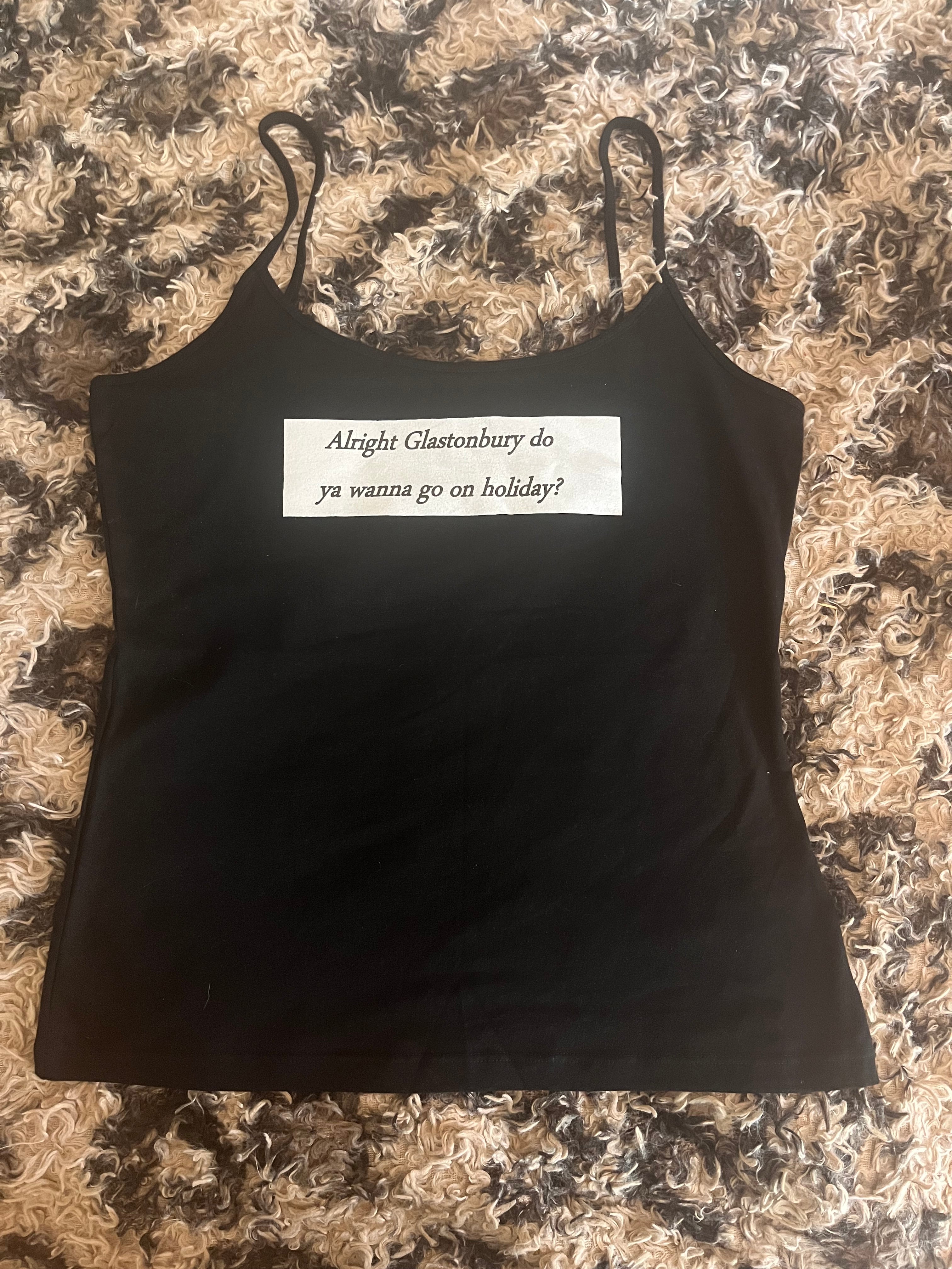 Fontaines dc Glastonbury tank top