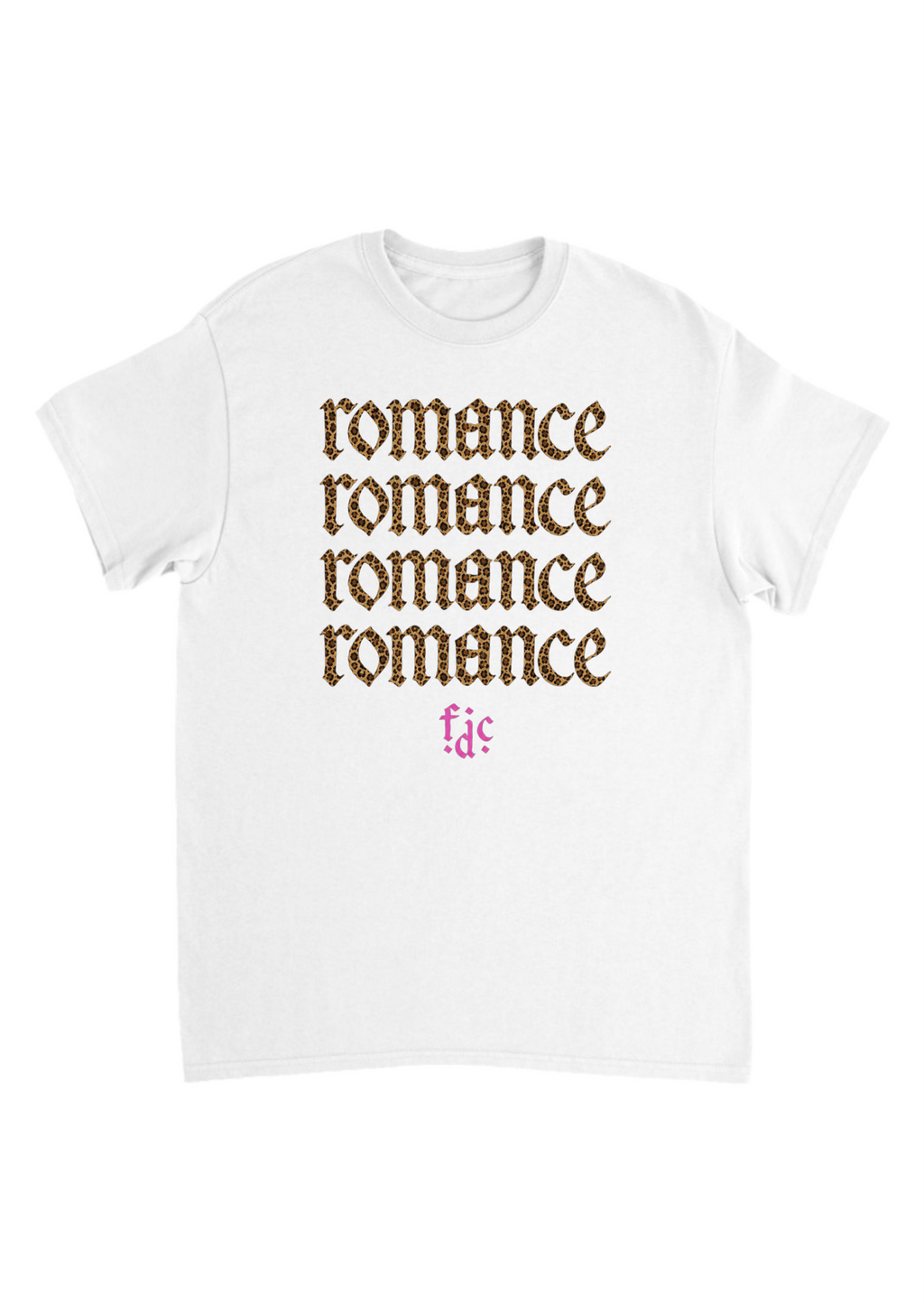 Romance leopard print band tees