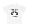 This girl loves Sam fender band tee
