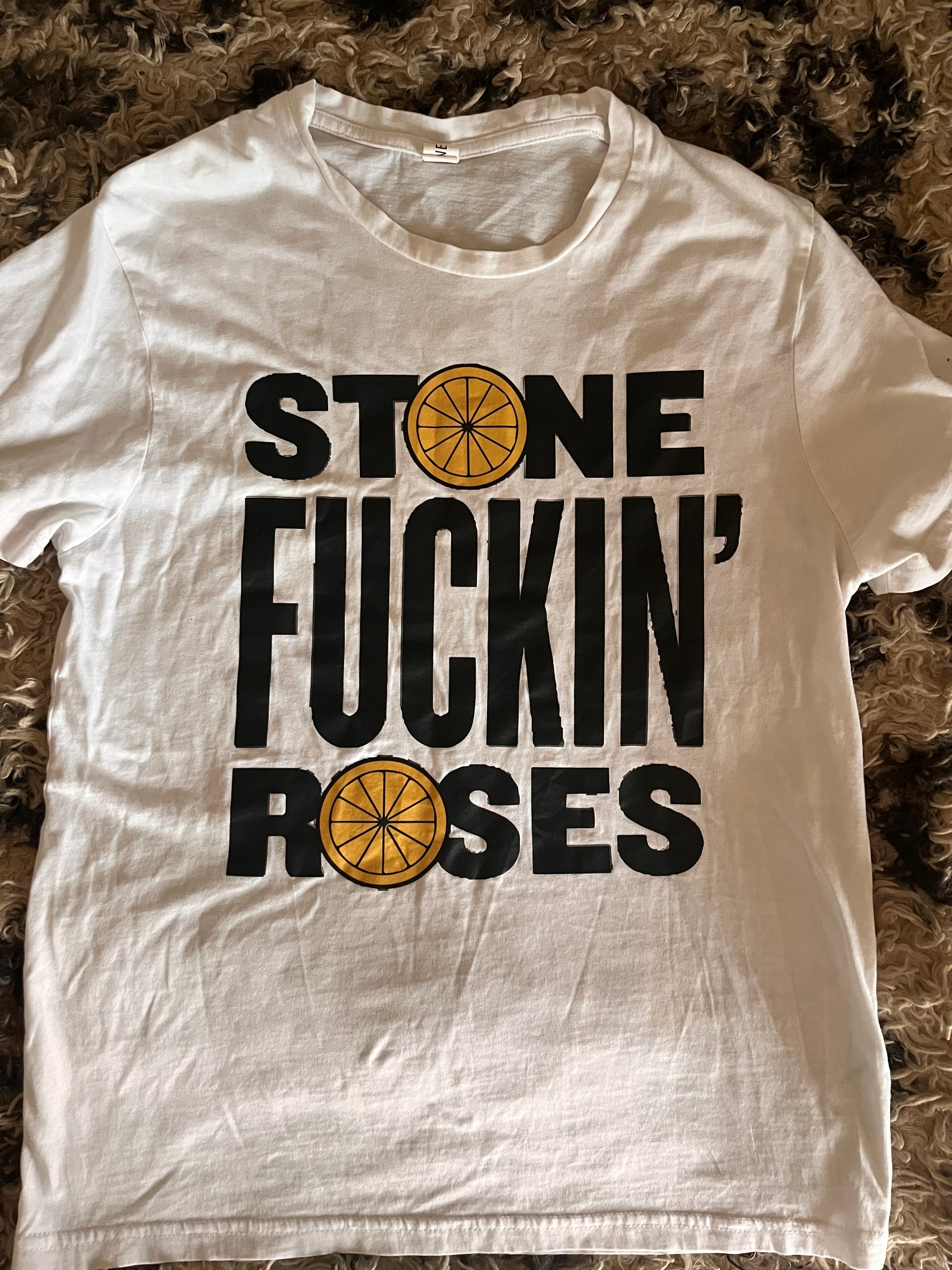 Stone fking roses band tshirt