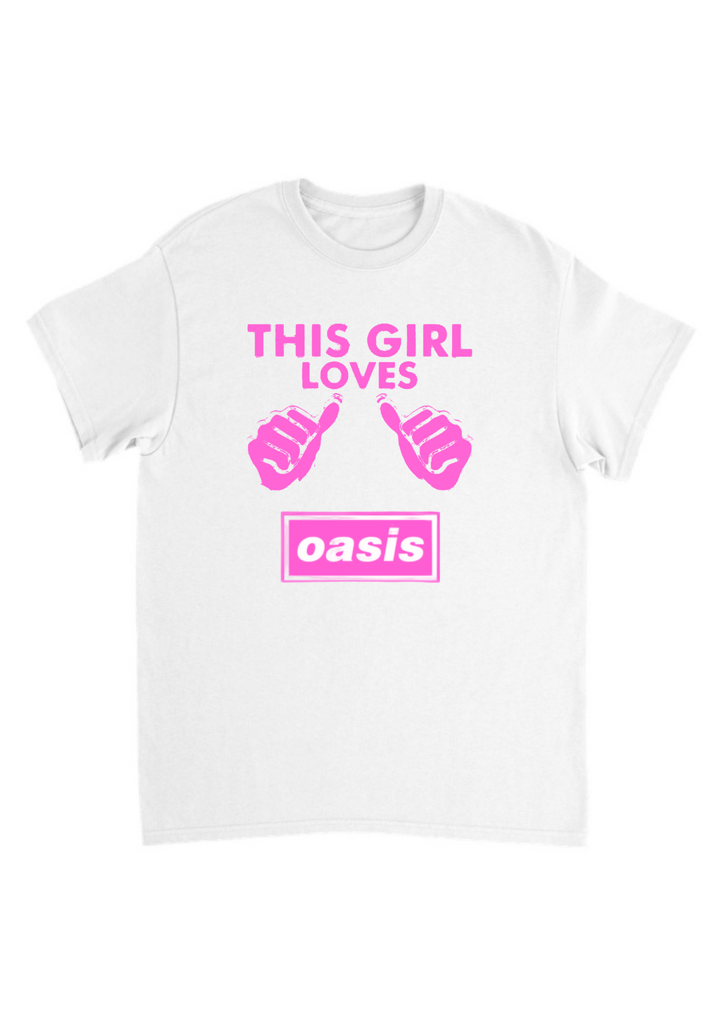 This girl loves oasis band tees