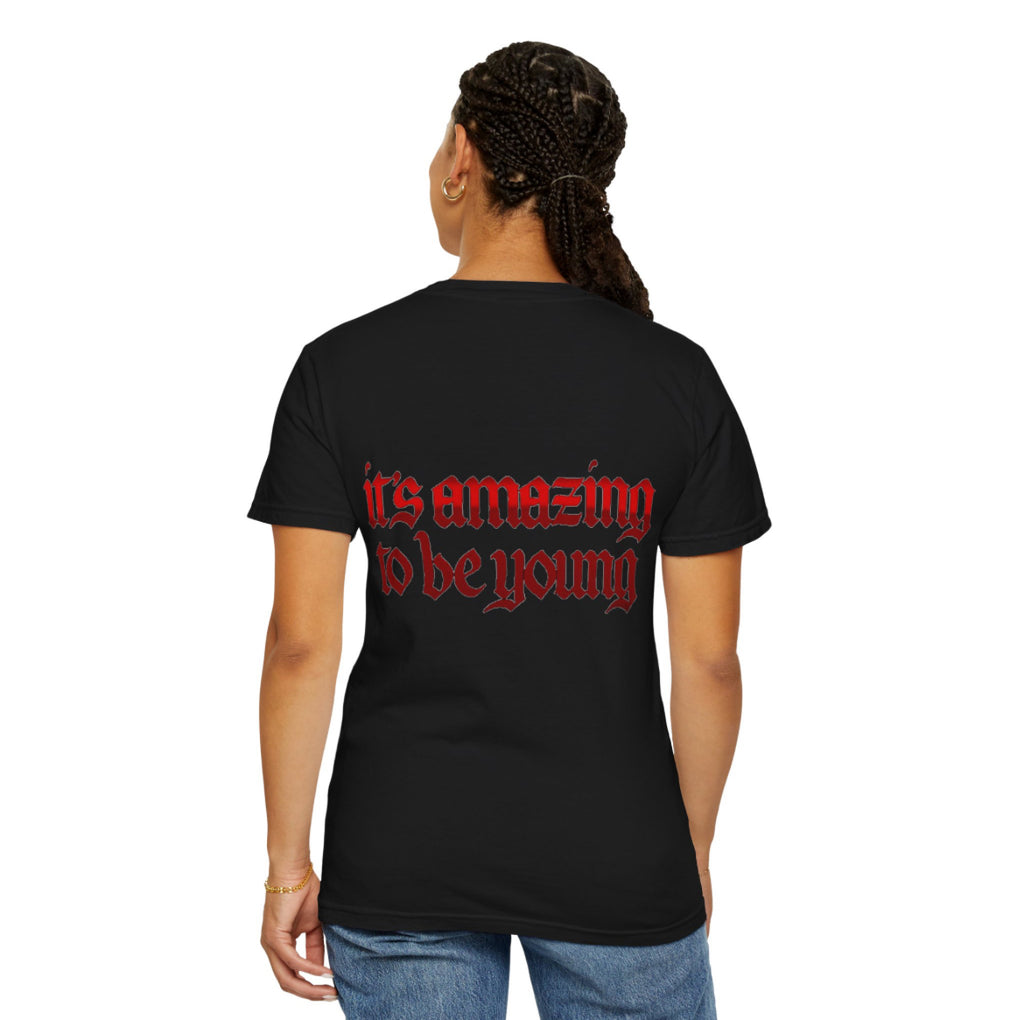 Fontaines dc it’s amazing to be young red band tee