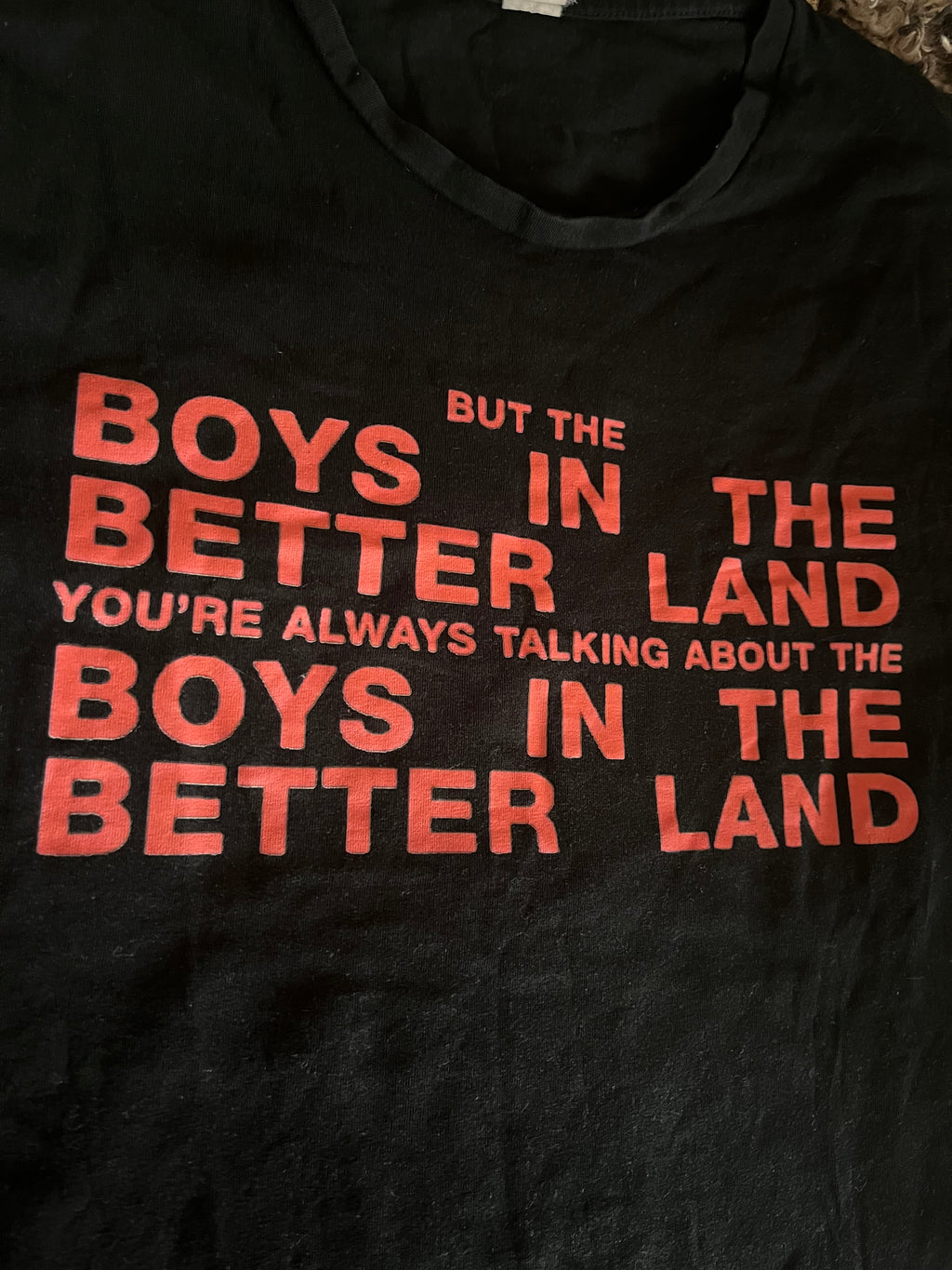 Fontaines dc boys in the better land band tshirt