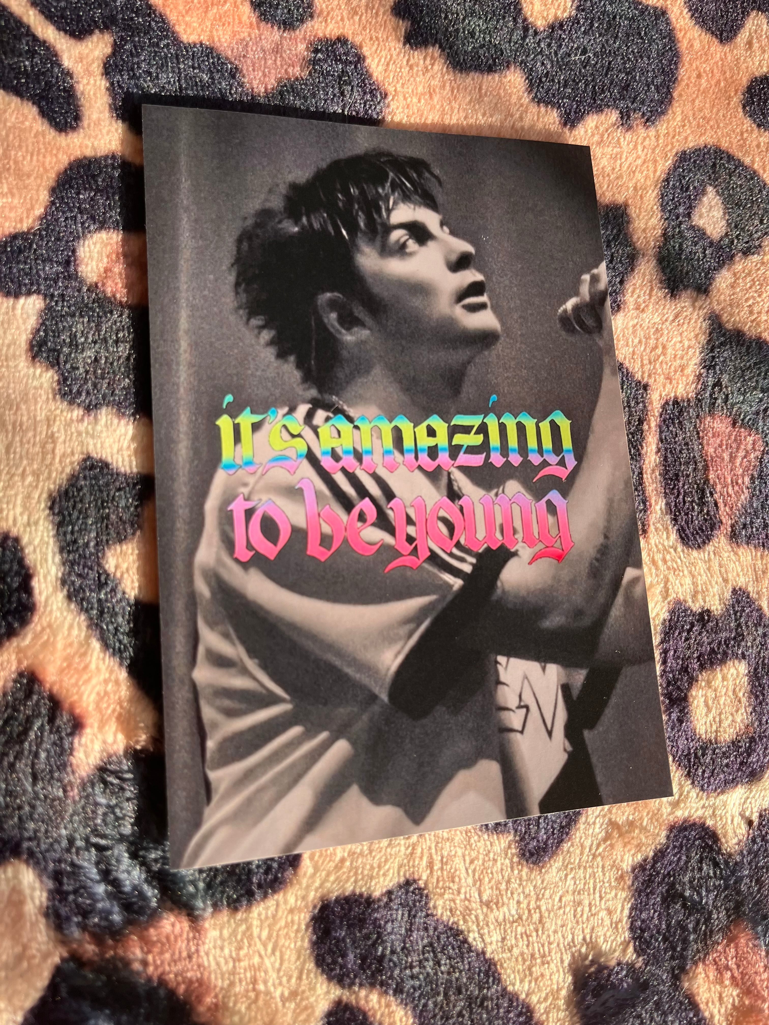 Fontaines dc it’s amazing to be young poster