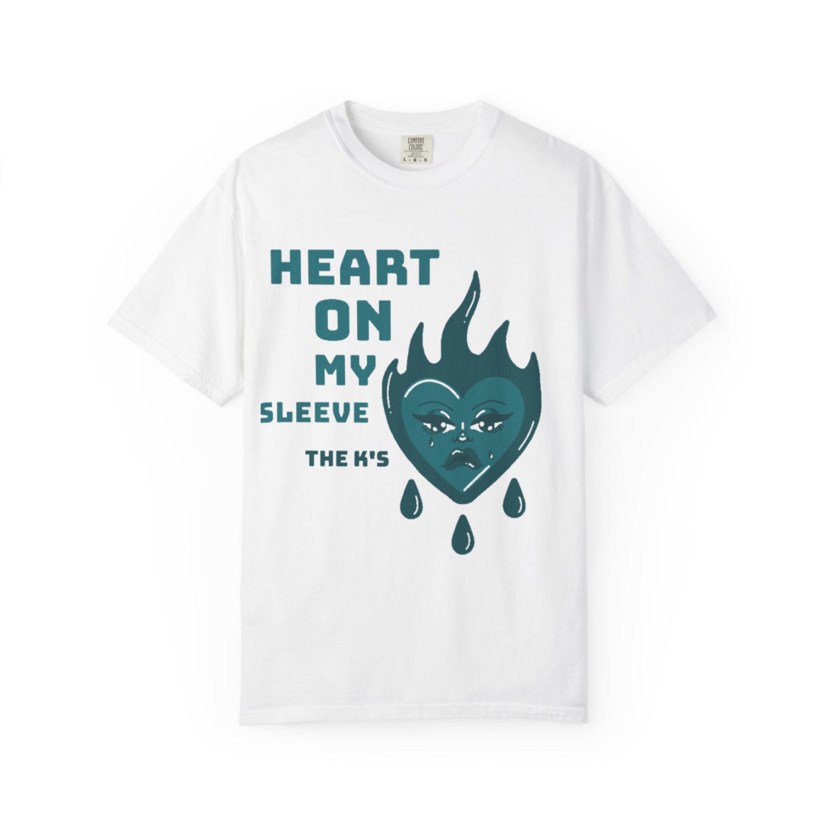 The Ks heart on my sleeve real band tee