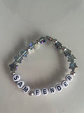 Sam fender silver stars bracelet