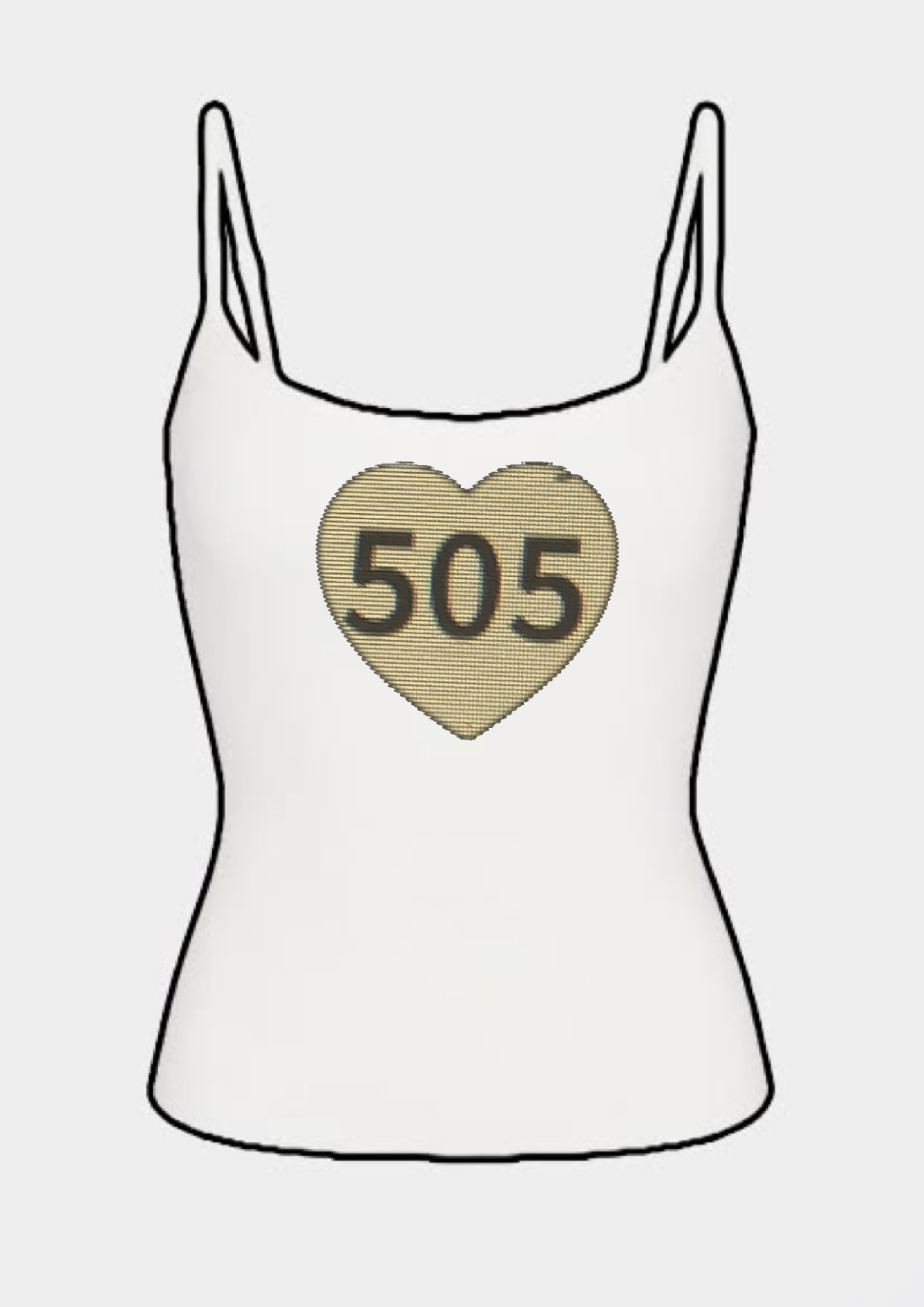 Arctic monkeys 505 heart tank top