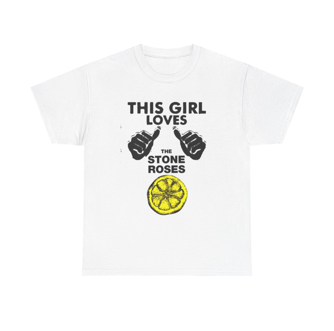 This girl loves the stone roses band tee