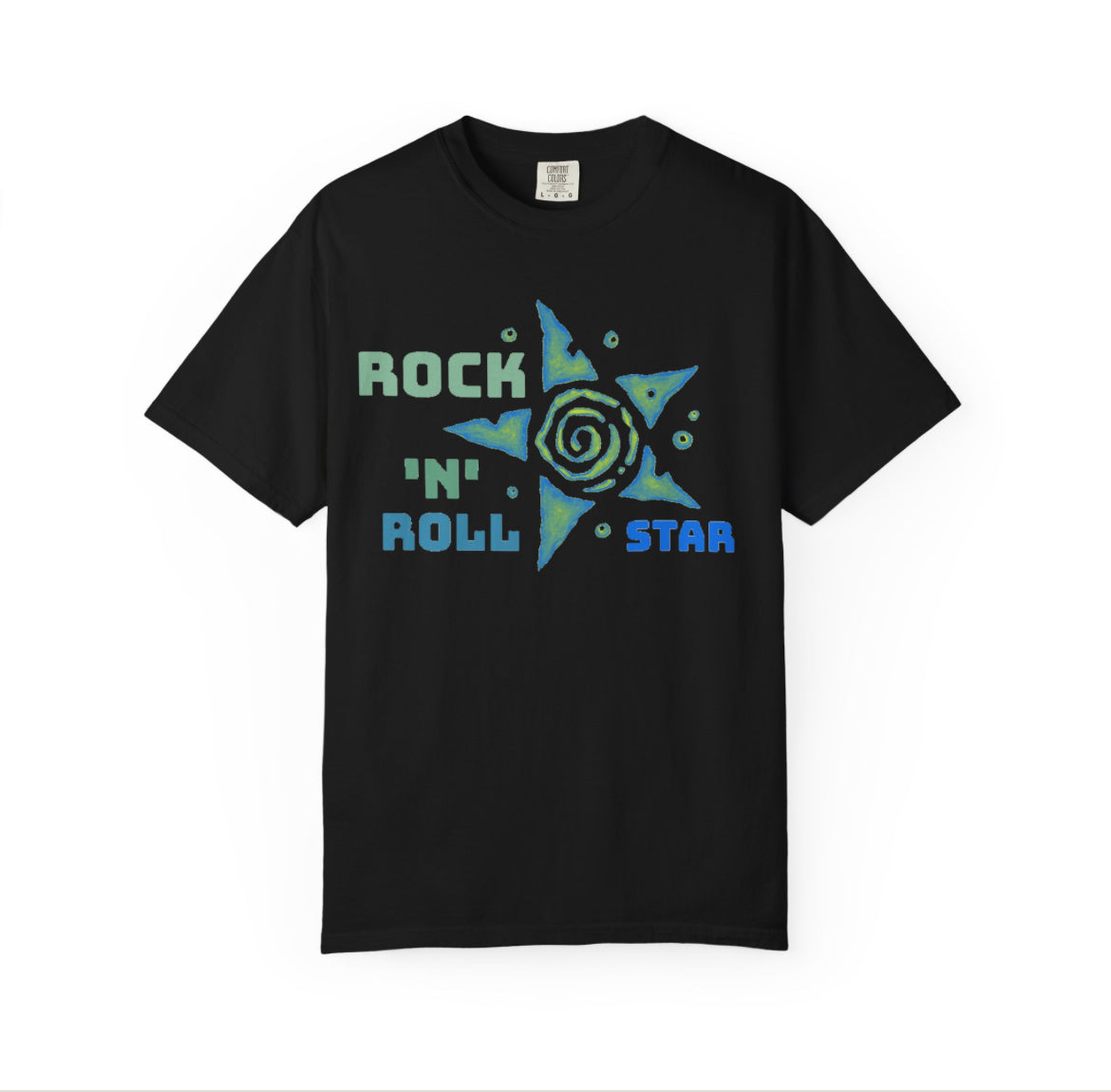 Oasis rock n roll star band tee