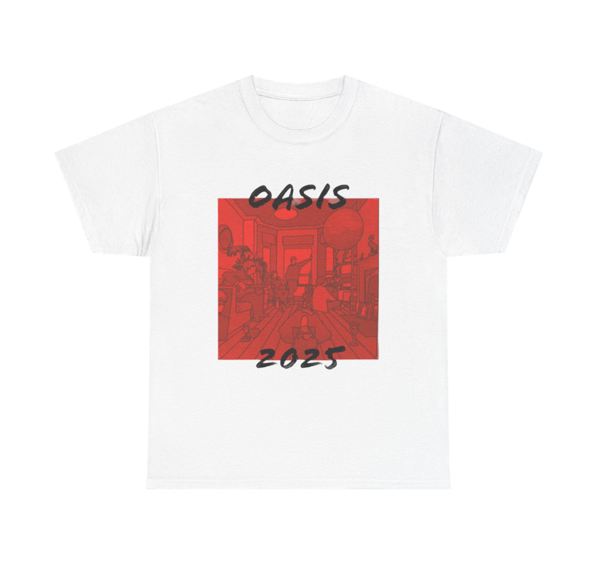 Oasis 2025 band tees