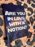 Courteeners are you in love with a notion poster