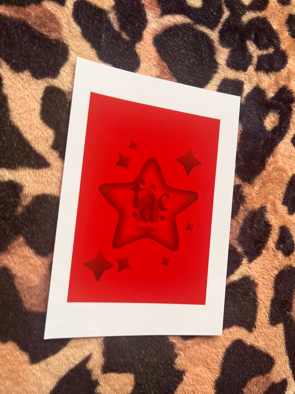 Fontaines dc star polaroid style posters