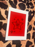 Fontaines dc star polaroid style posters