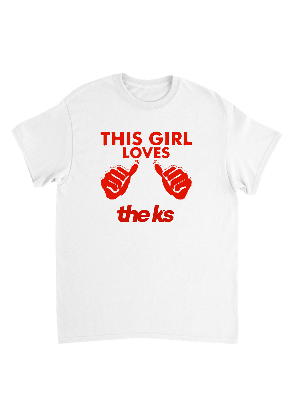 This girl loves the Ks band tees