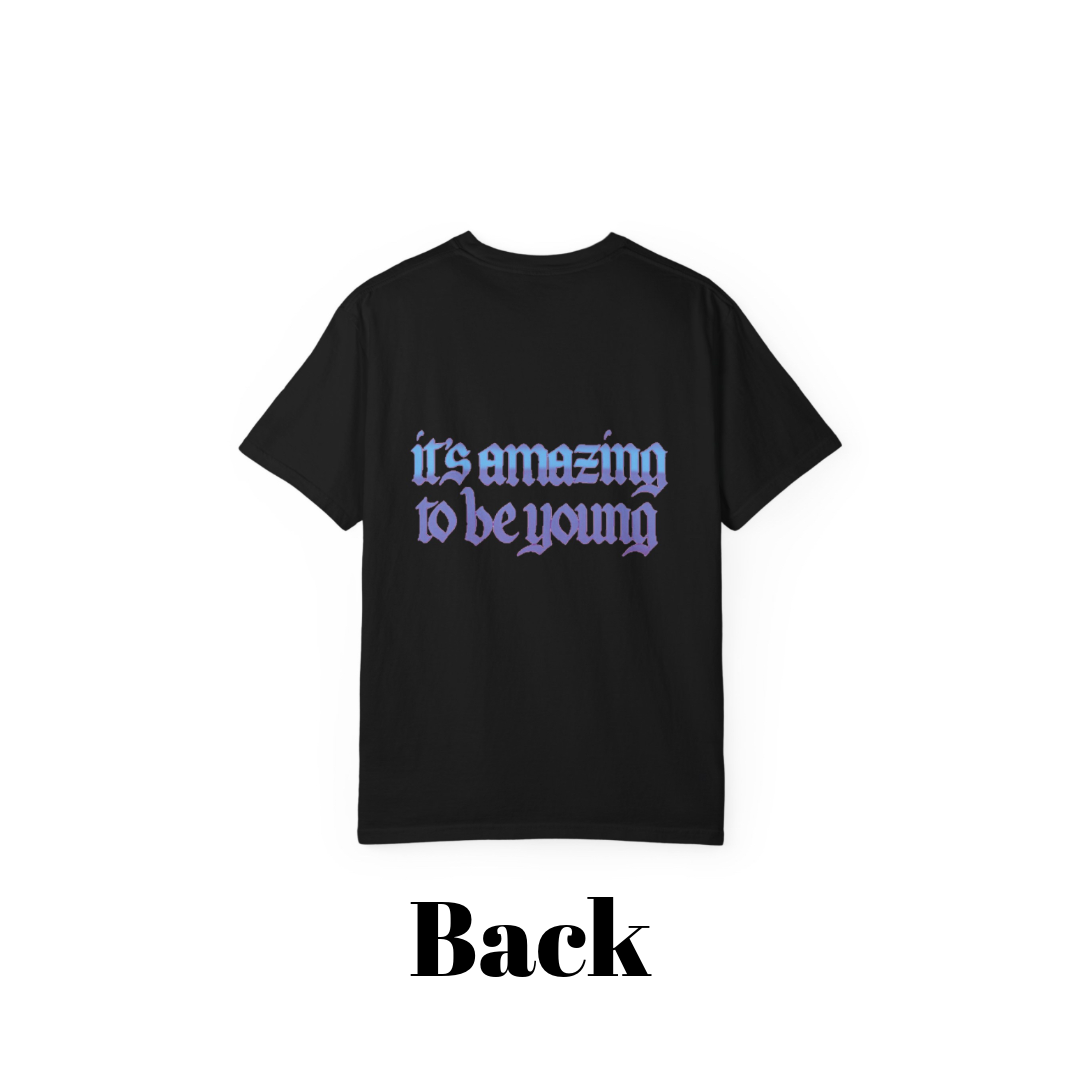 Fontaines dc it’s amazing to be young blue band tee