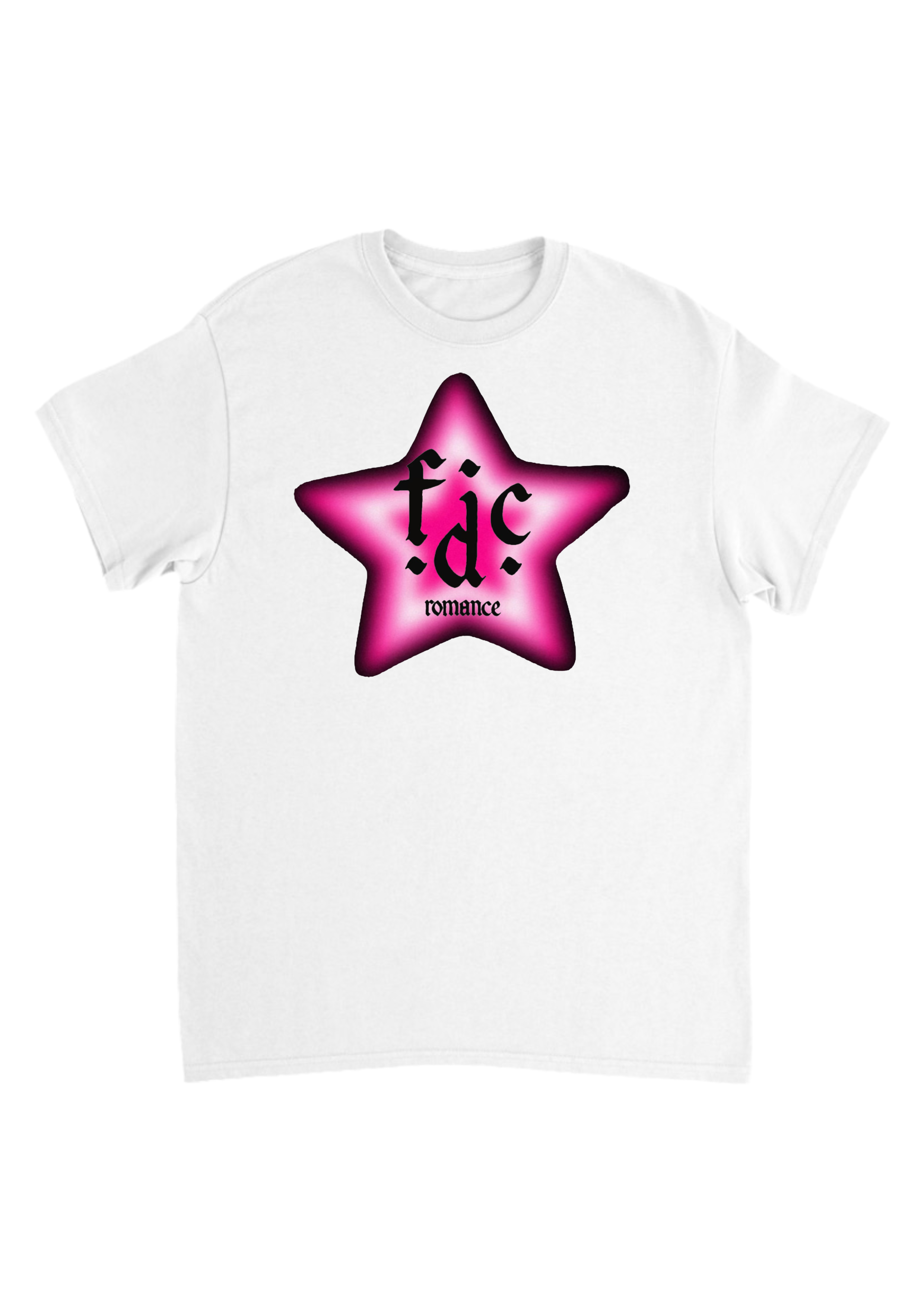 Fontaines dc pink star band tee