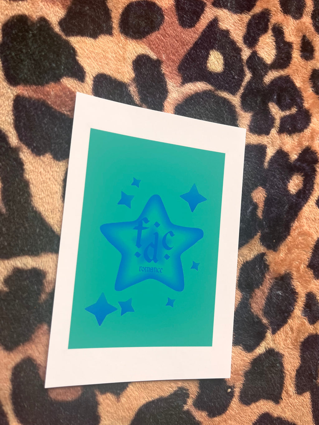 Fontaines dc star polaroid style posters