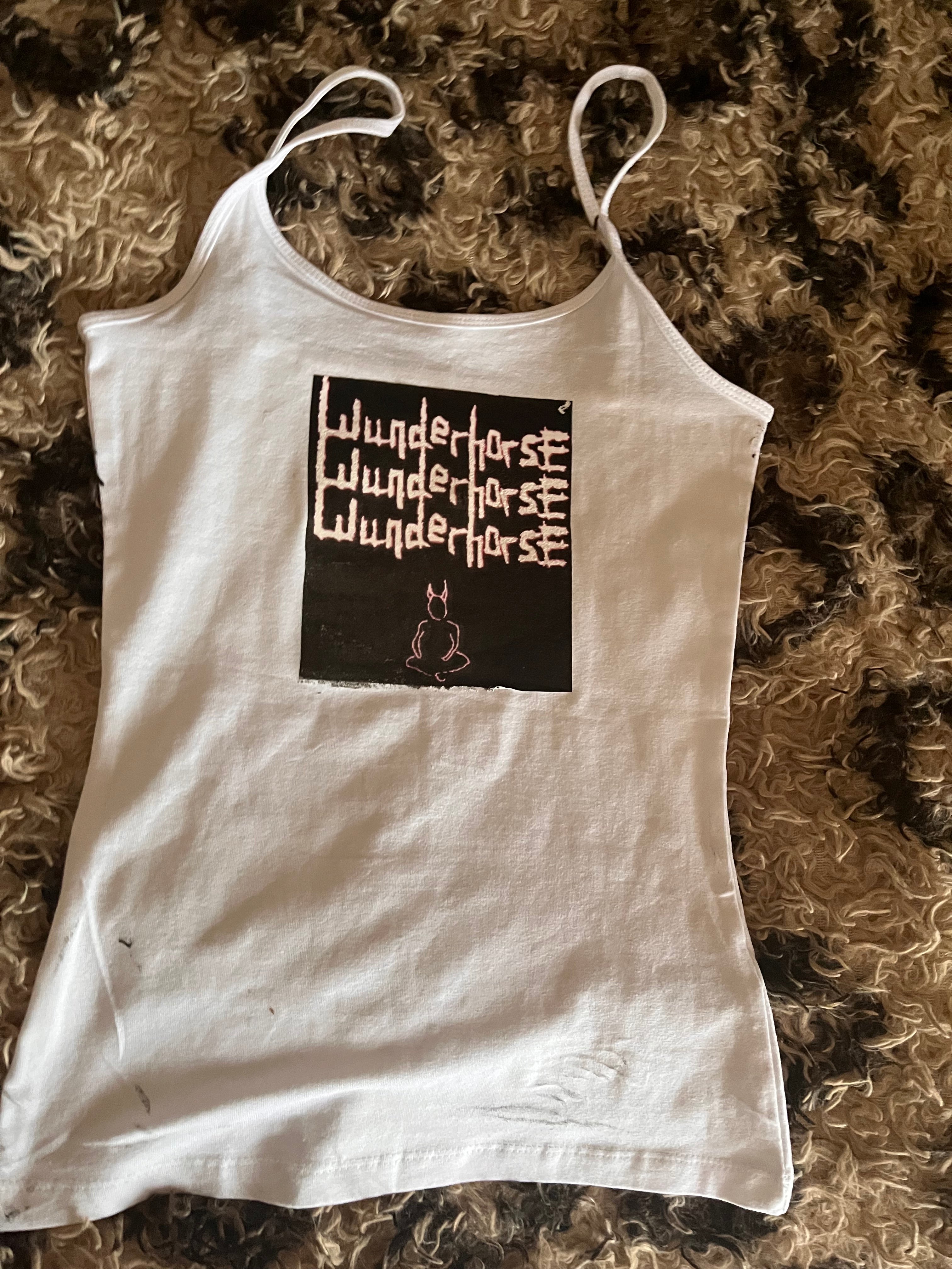 Wunderhorse white tank top