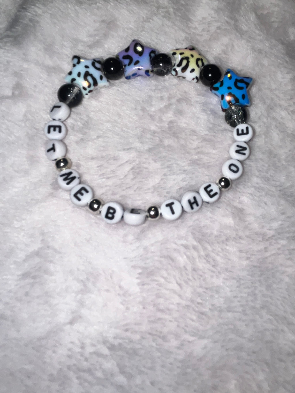 Oasis slide away leopard print stars bracelet