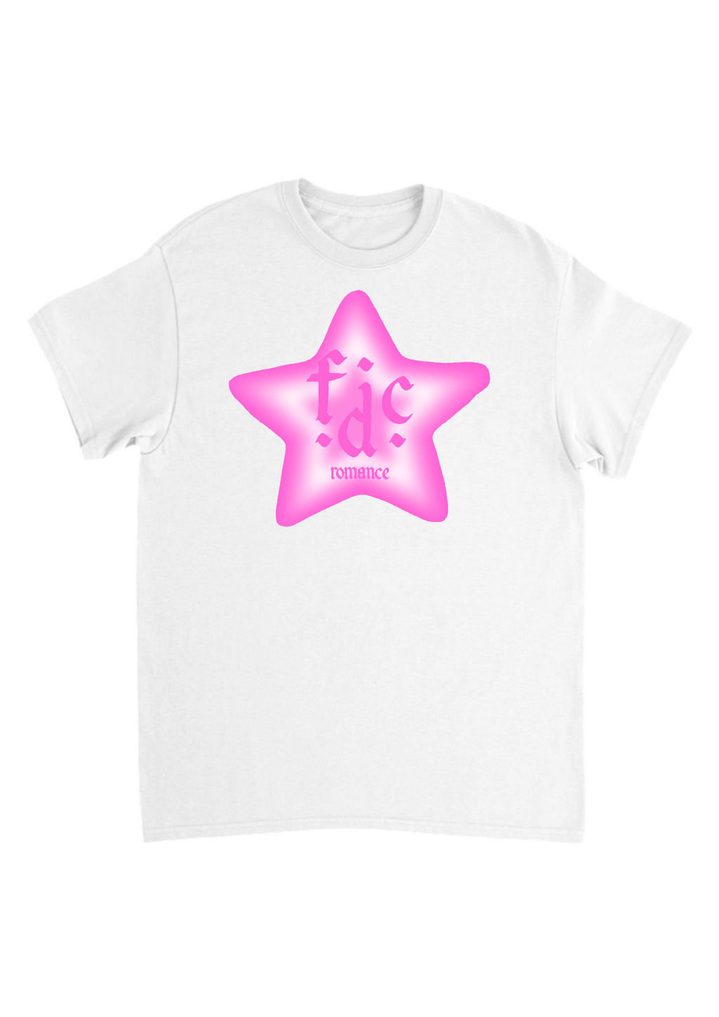 Fontaines dc pink star band tees