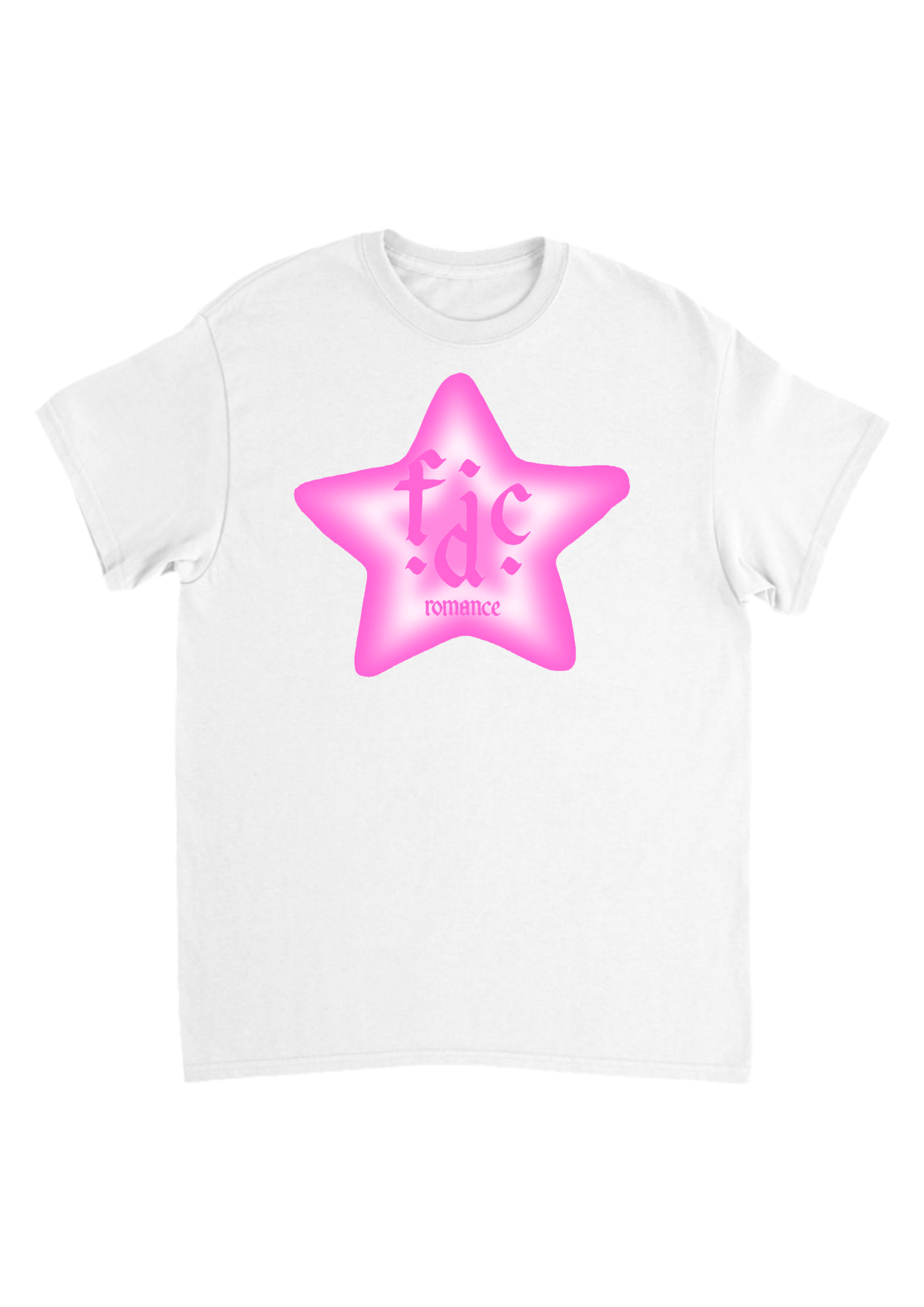Fontaines dc pink star band tees