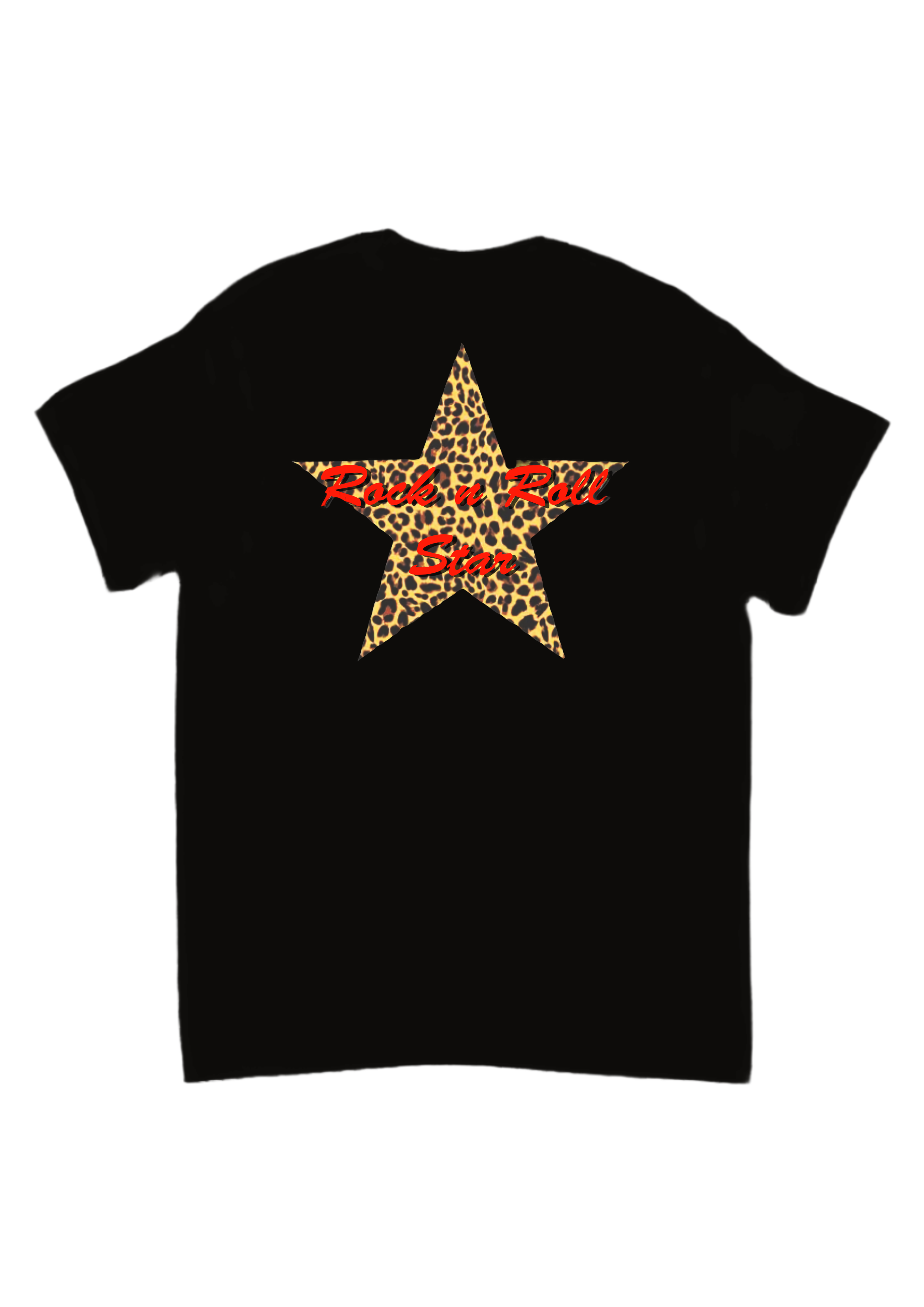 Oasis leopard print star band tee