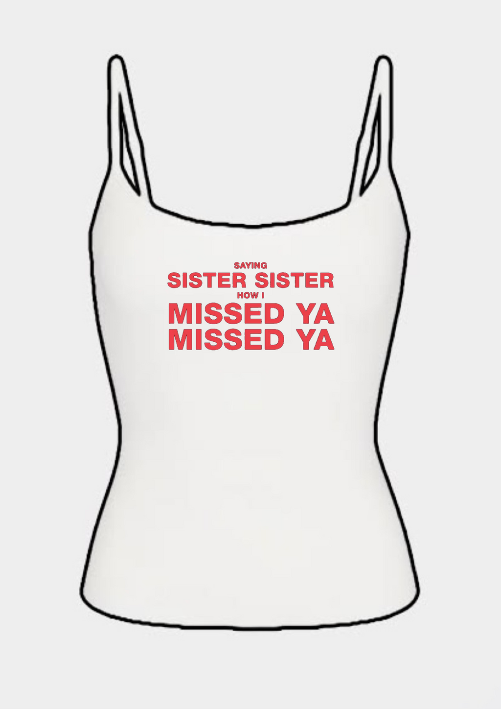 Fontaines dc sister sister tank top