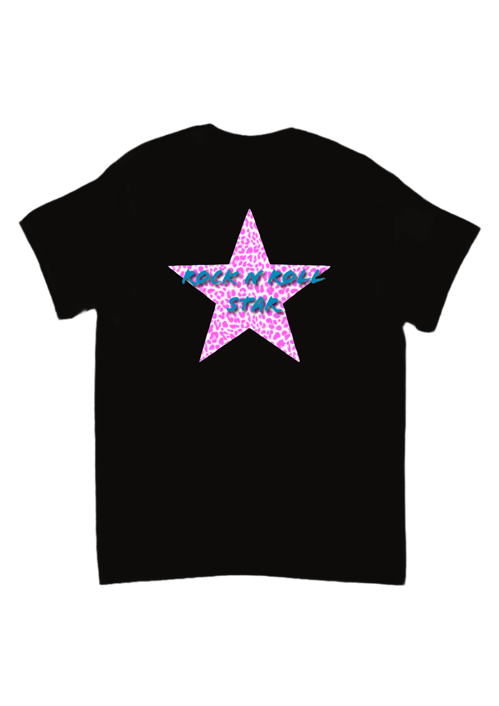 Oasis pink leopard print star band tee